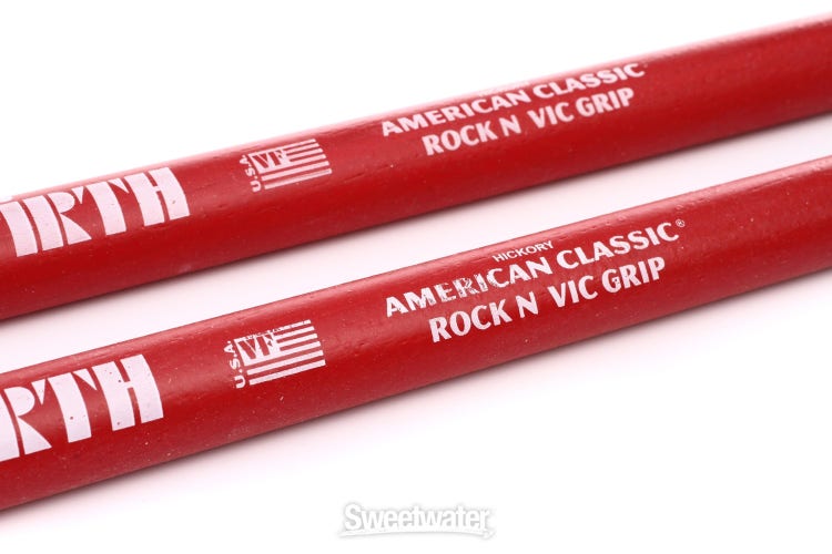 Vic Firth American Classic Drumsticks With Vic Grip - Rock - Nylon