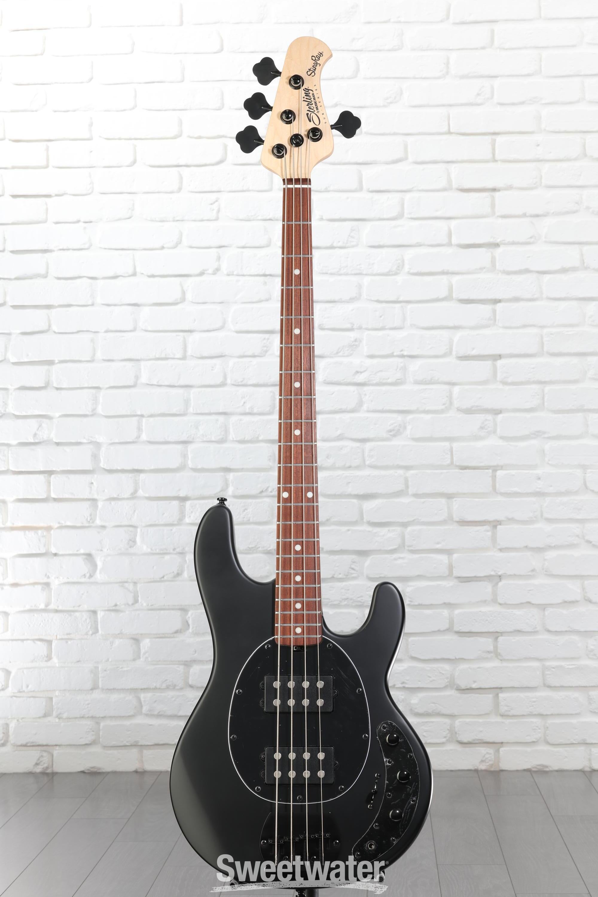 Sterling By Music Man StingRay RAY4HH Bass Guitar - Stealth Black