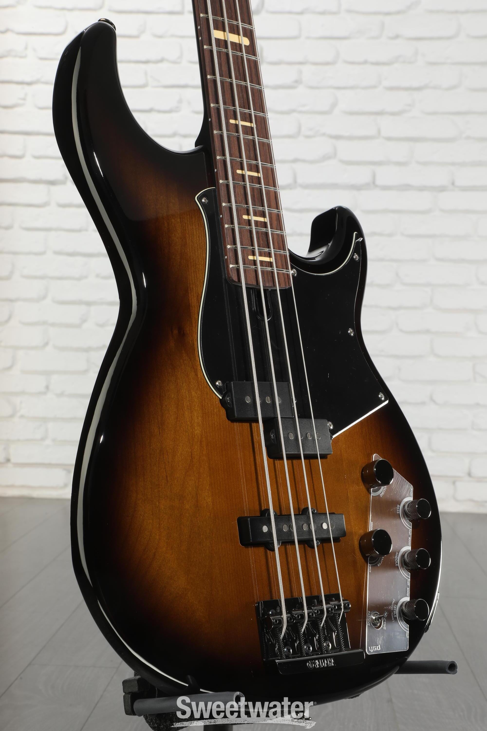 Yamaha BB734A 4-string Bass Guitar - Dark Coffee Sunburst | Sweetwater