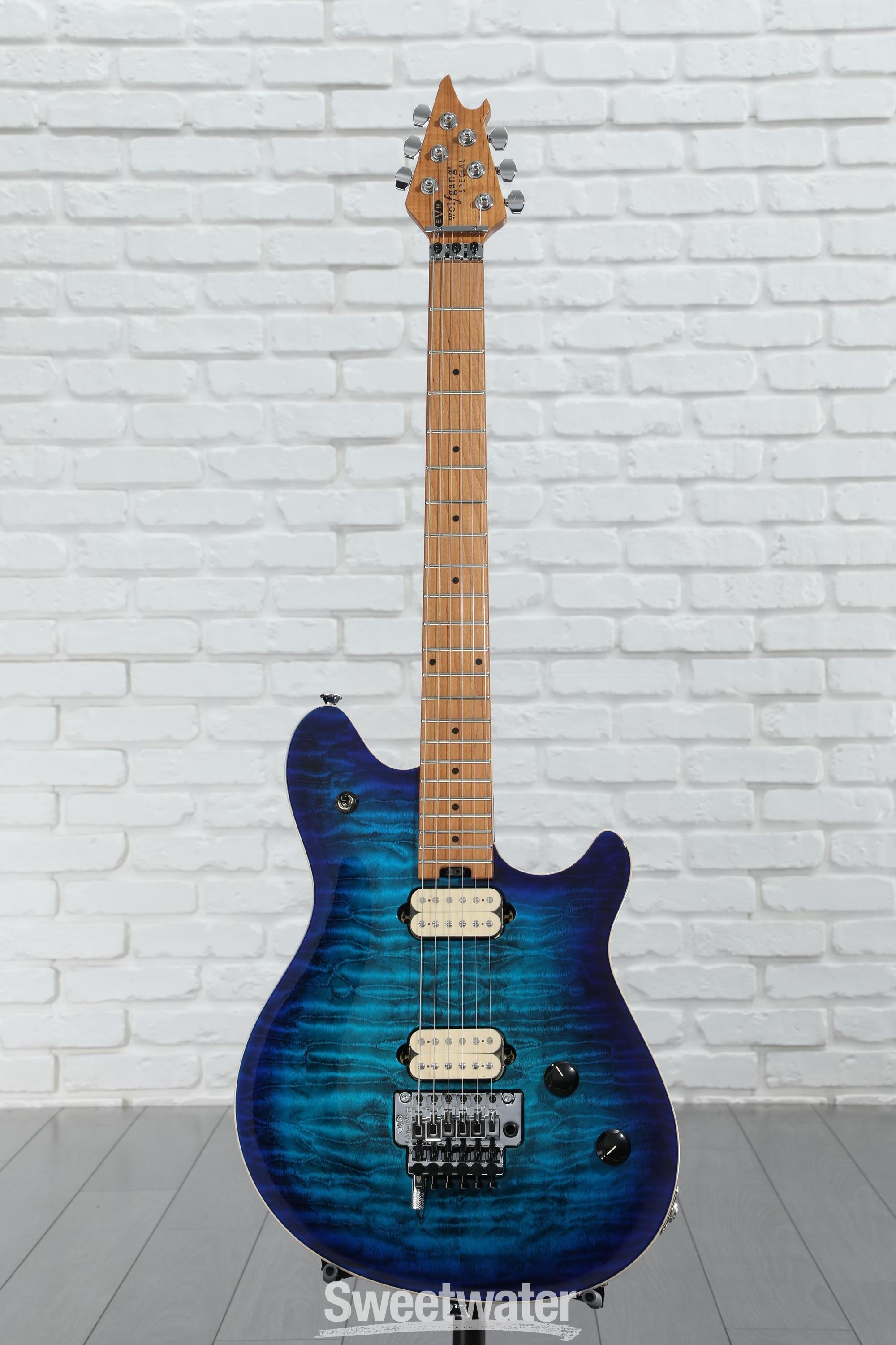 EVH Wolfgang Special QM Electric Guitar - Chlorine Burst with