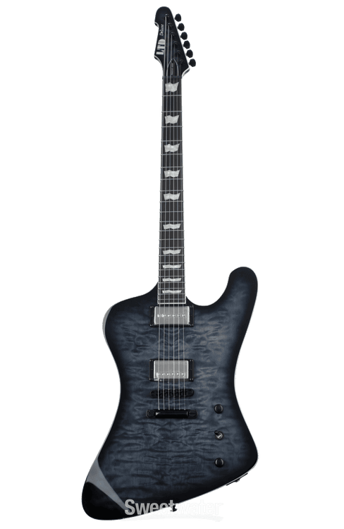 ESP LTD Phoenix-1000 QM Electric Guitar - See-thru Black