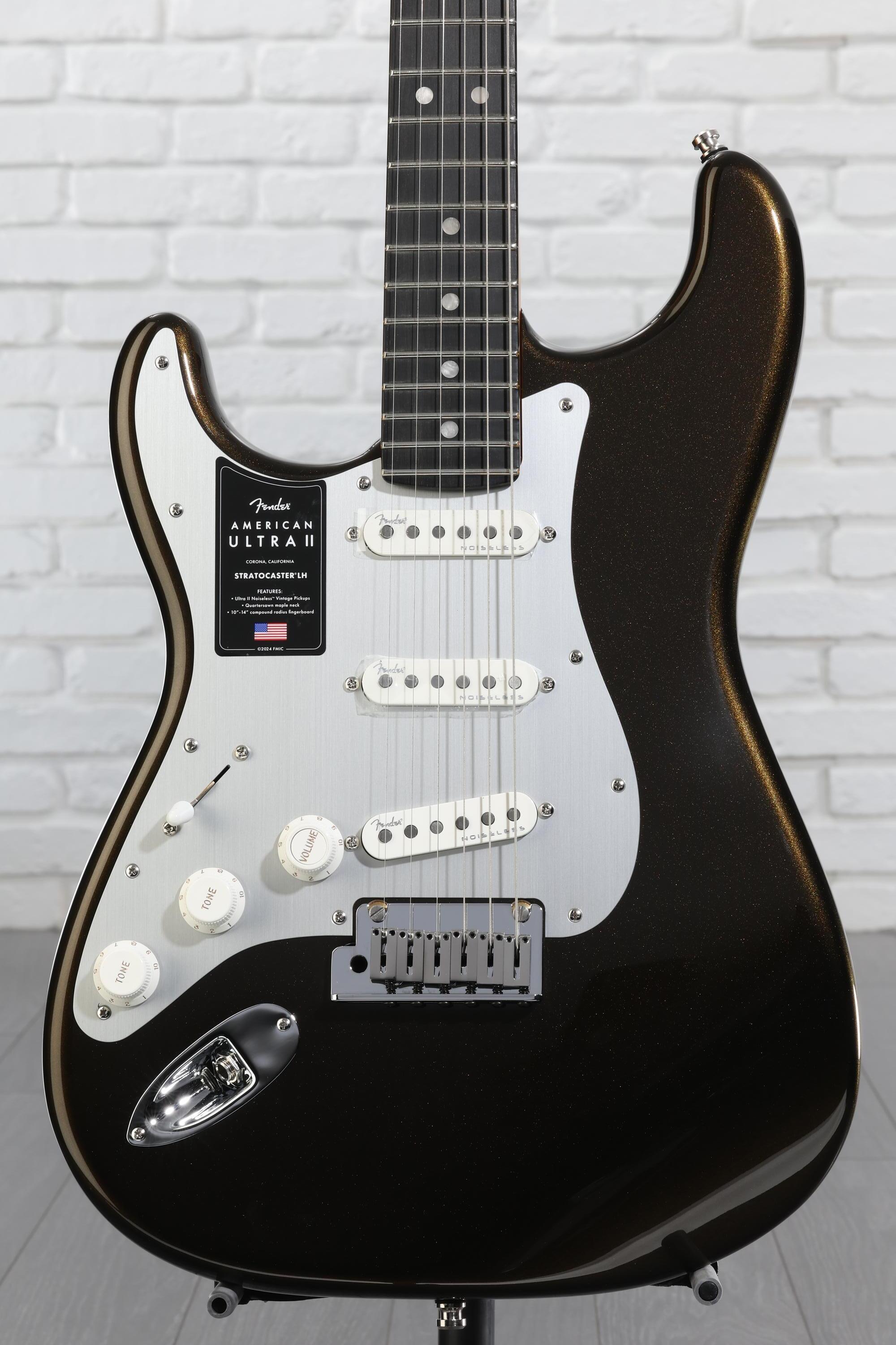 ギター Fender American Ultra Stratocaster Lefty Fender American Ultra II Stratocaster Left-handed Electric Guitar