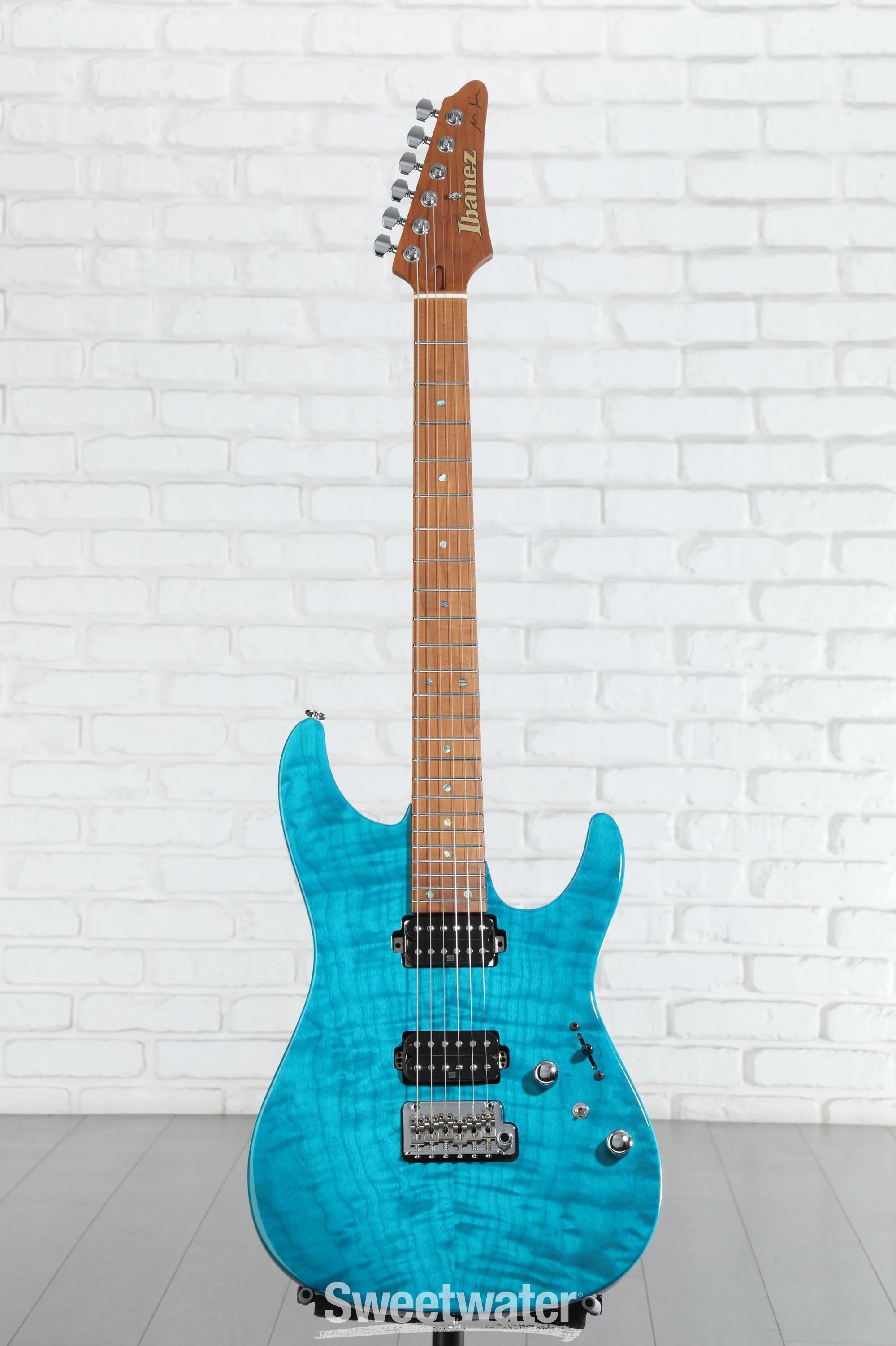Ibanez Martin Miller Signature MM1 - Transparent Aqua Blue