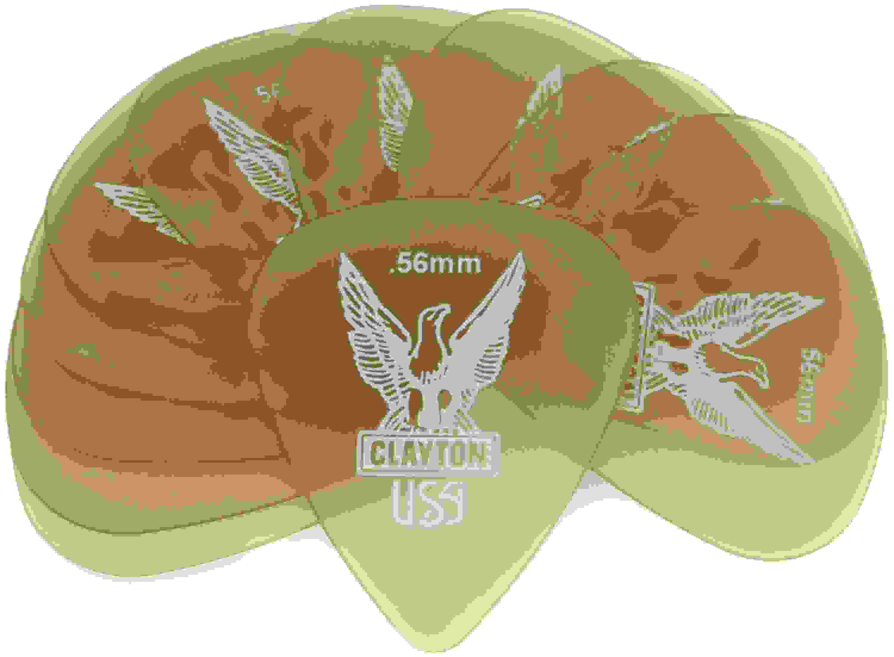 Clayton Ultem Standard Picks 12-pack .56mm