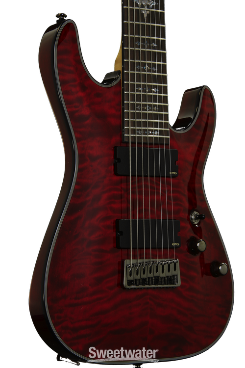 Schecter Damien Elite-8 - Crimson Red | Sweetwater