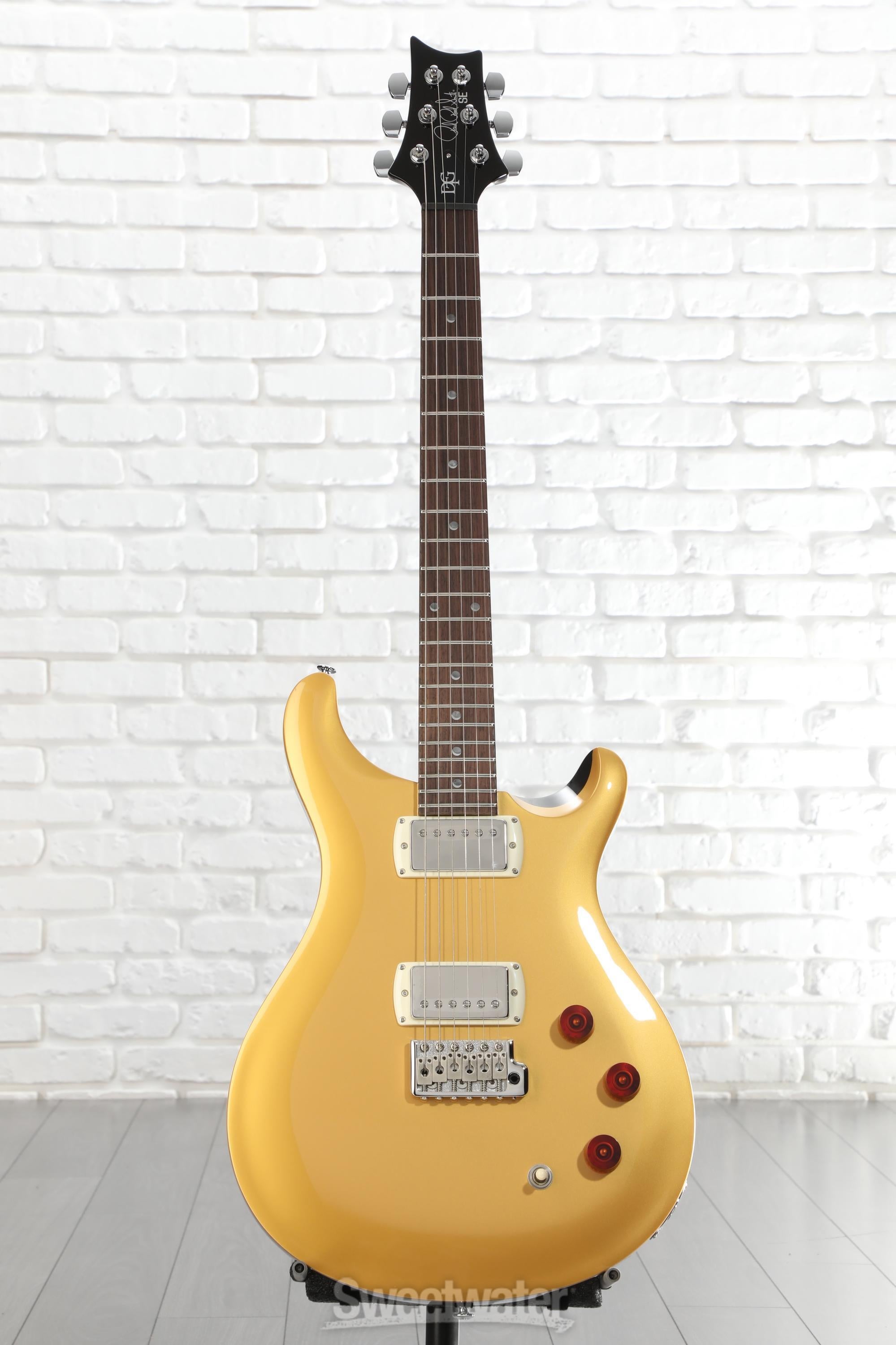 PRS SE DGT David Grissom Solidbody Electric Guitar - Gold Top