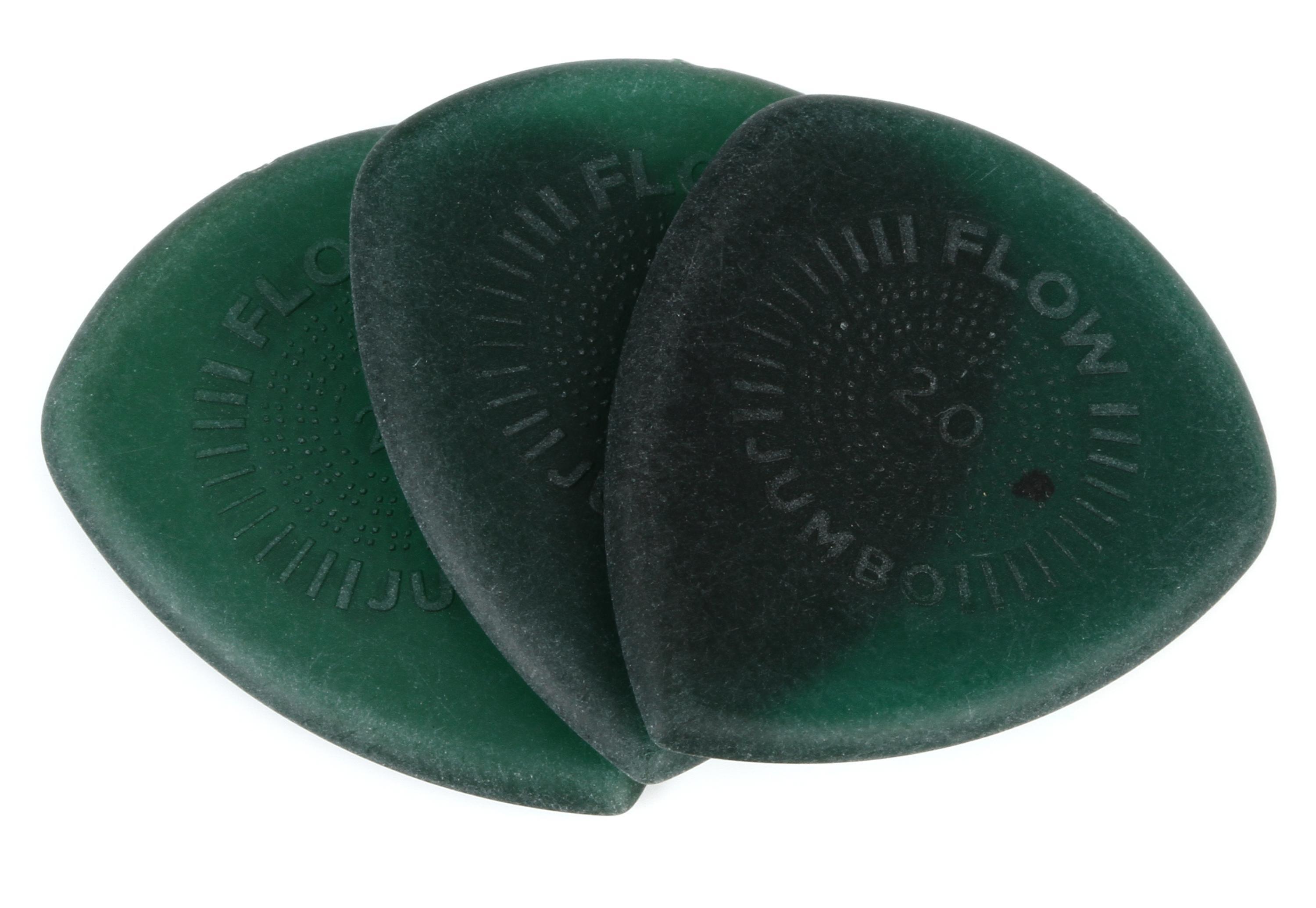 Dunlop 547P200 Flow Jumbo Grip Guitar Picks 2.0mm 3-pack | Sweetwater