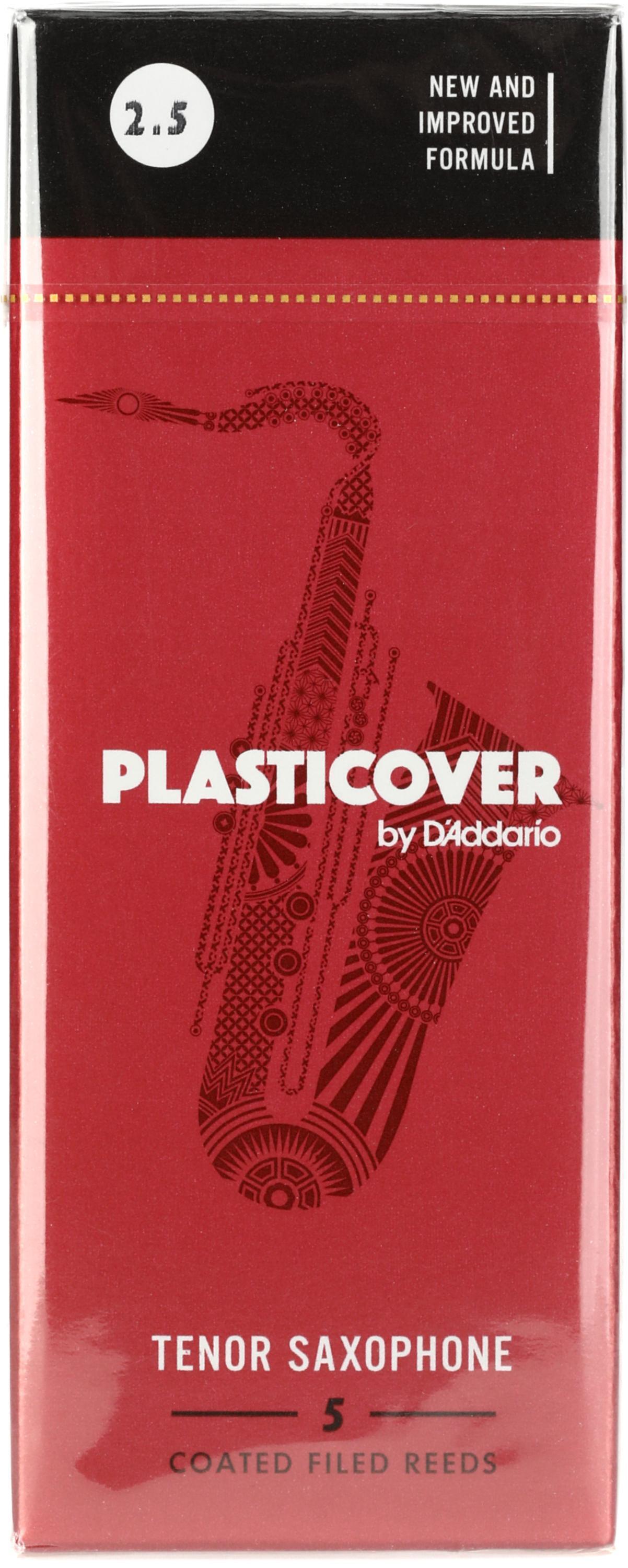 Photo of D'Addario Plasticover Tenor Saxophone Reeds - 2.5 (5-pack)