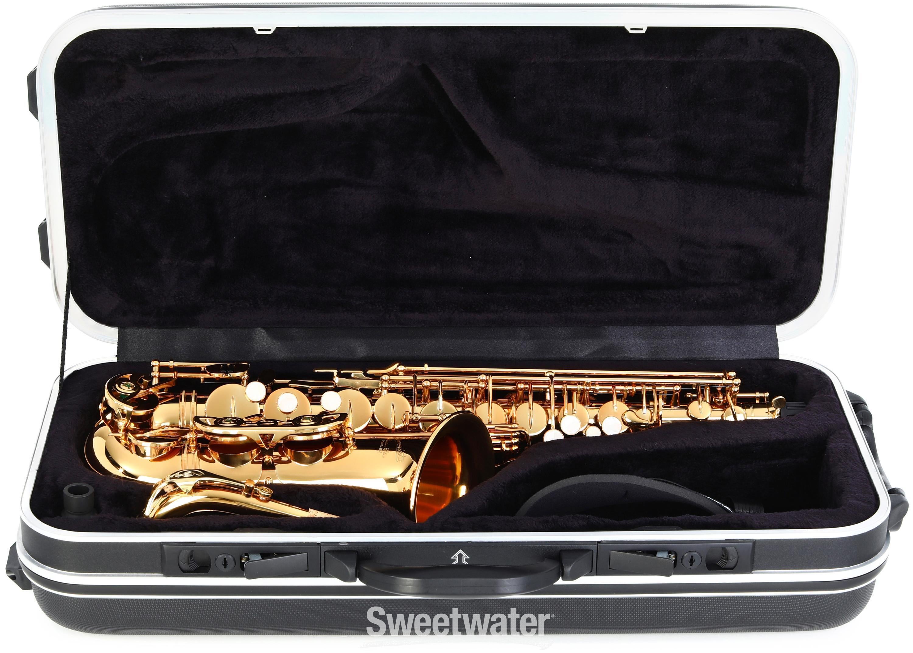 P. Mauriat PMSA-185 Intermediate Alto Saxophone - Gold Lacquer
