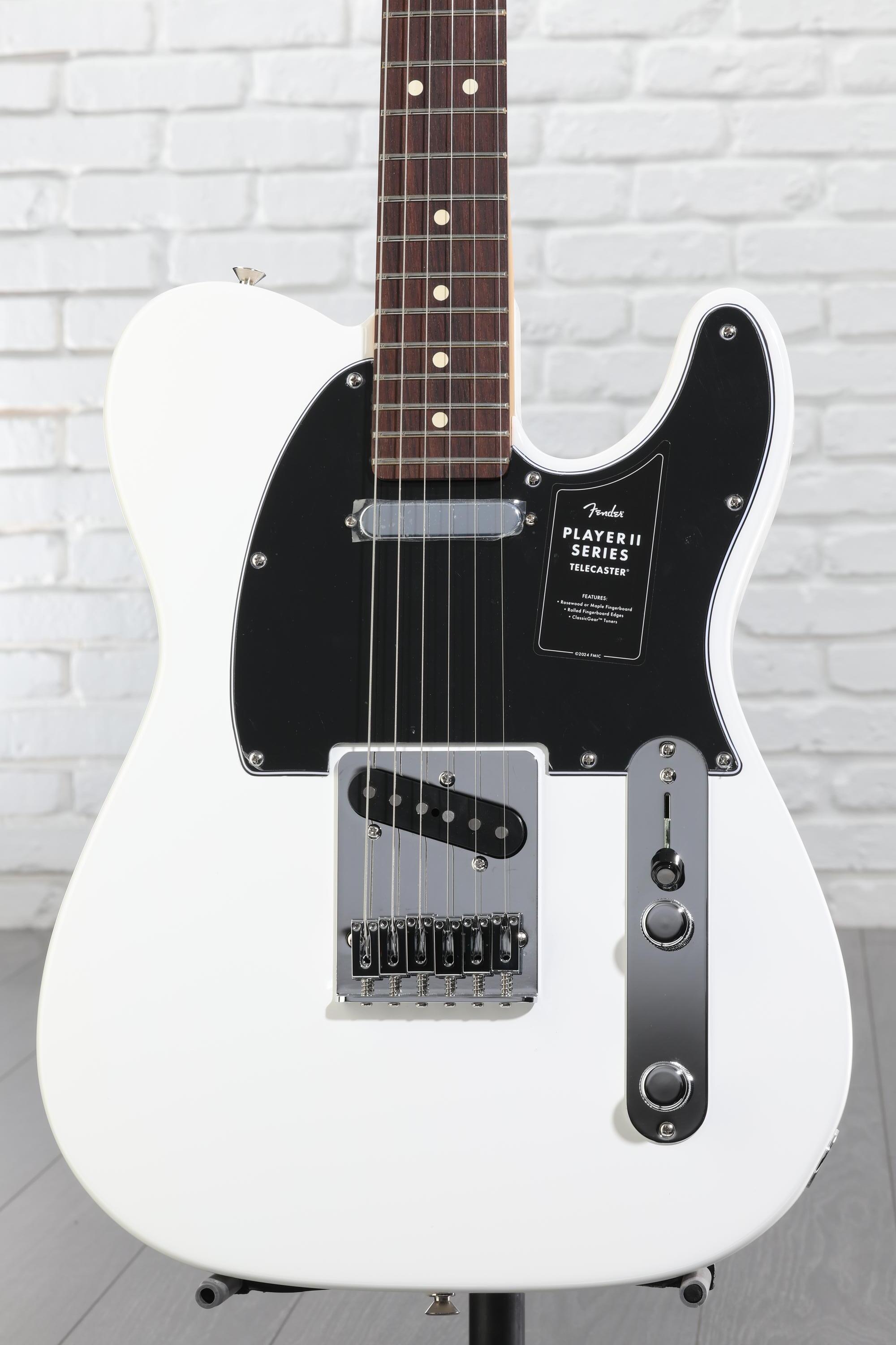 ギター Fender Player II Telecaster Polar White Amazon.com: Fender Player II Telecaster Electric Guitar - White
