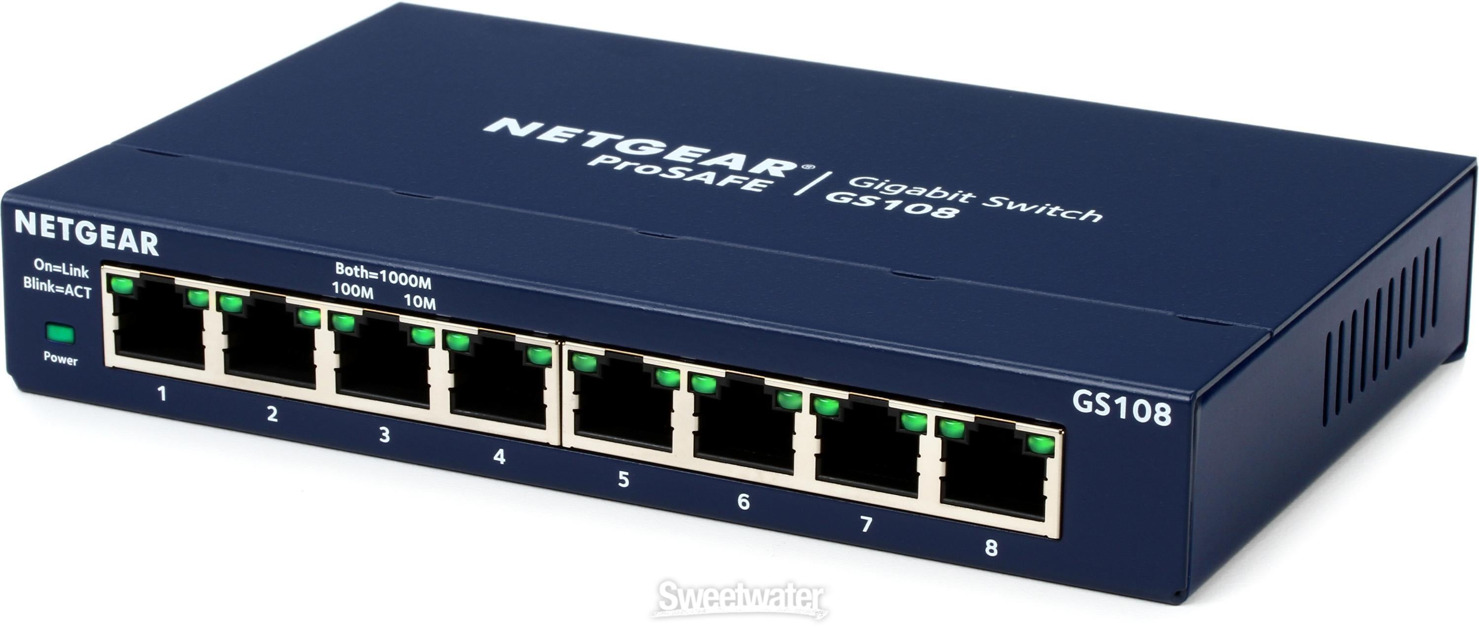 NETGEAR ProSAFE GS108PE 8ポートスイッチ Amazon.com: NETGEAR ProSAFE GS108PE 8-Port Gigabit Web