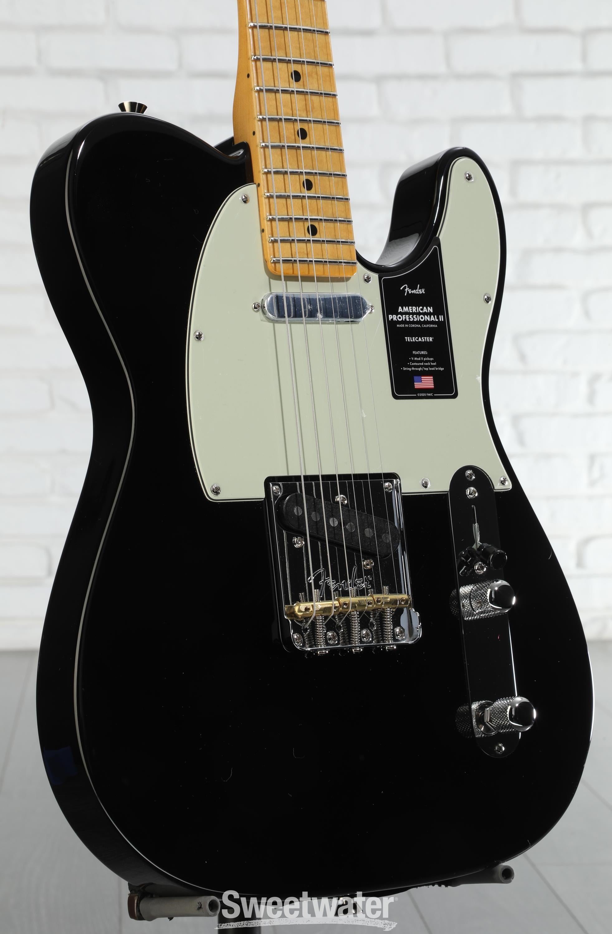 Fender American Professional II Telecaster - Black with Maple