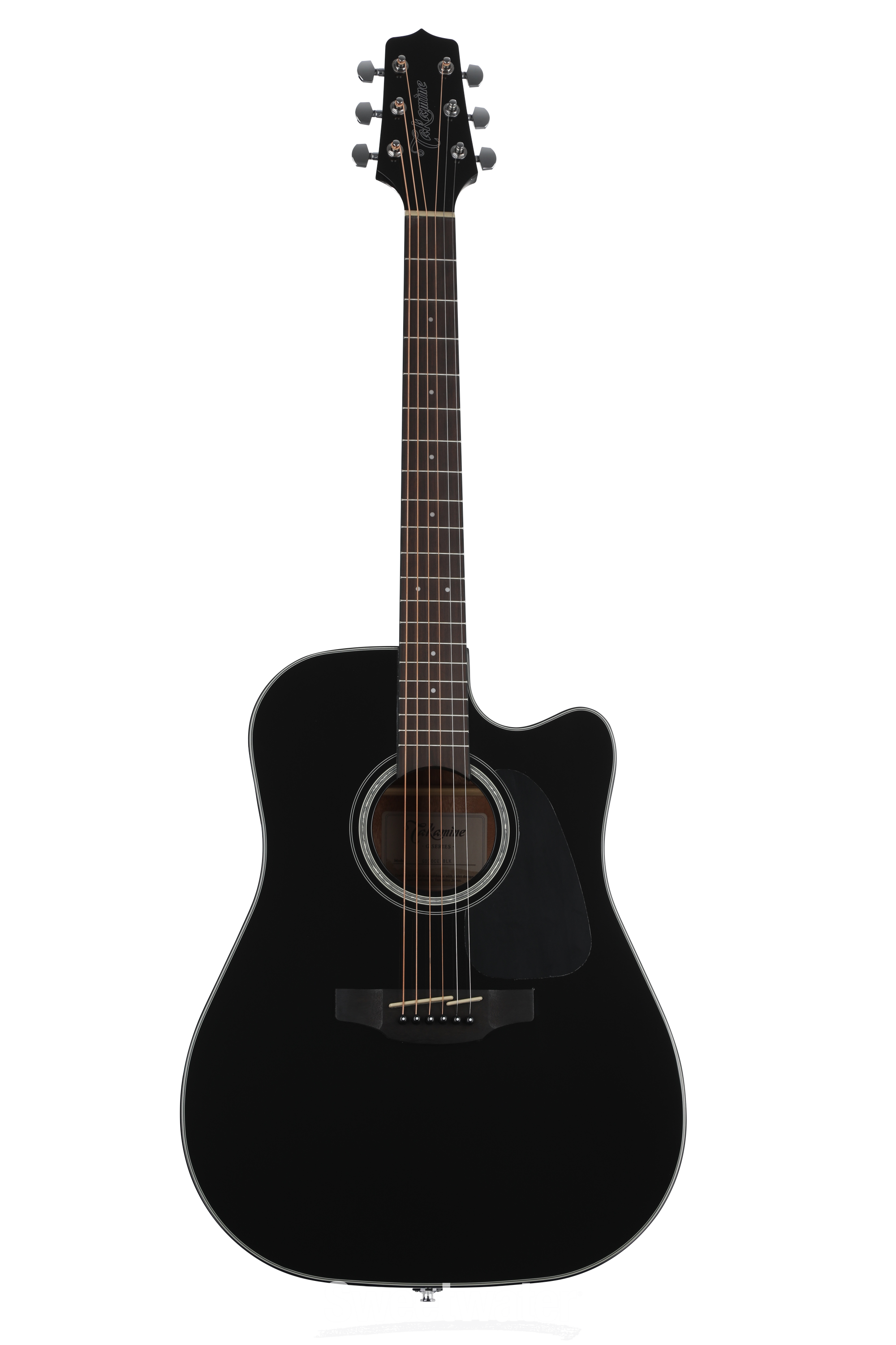 Takamine タカミネ GD30CE 袋付き Takamine GD30CE Acoustic-Electric Guitar - Black | Sweetwater