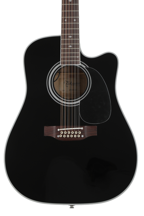 Takamine Legacy EF381SC Acoustic-Electric Guitar - Black