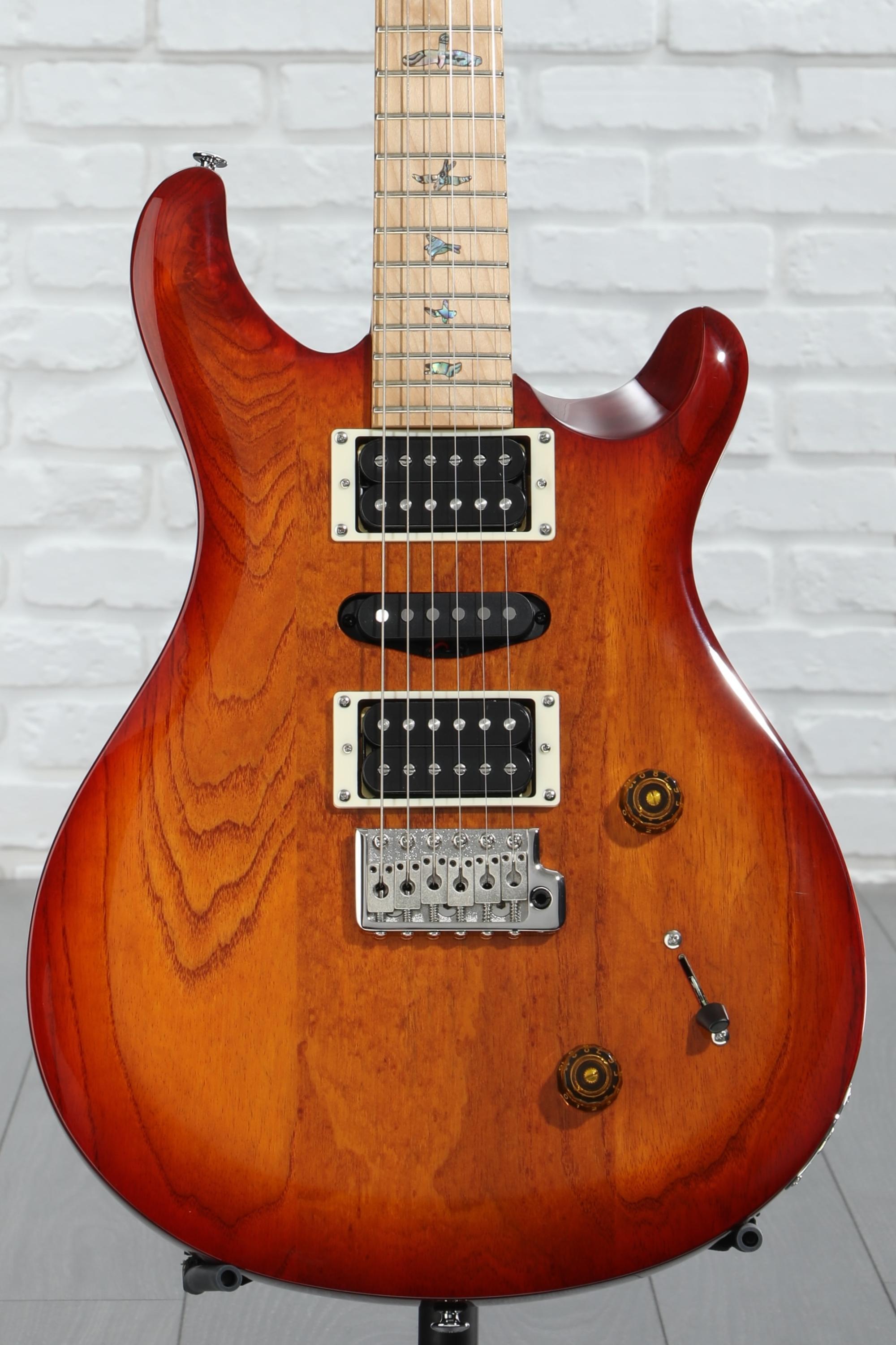 【工房整備品】PRS SE SwampAsh special PRS SE Swamp Ash Special Electric Guitar - Charcoal | Sweetwater