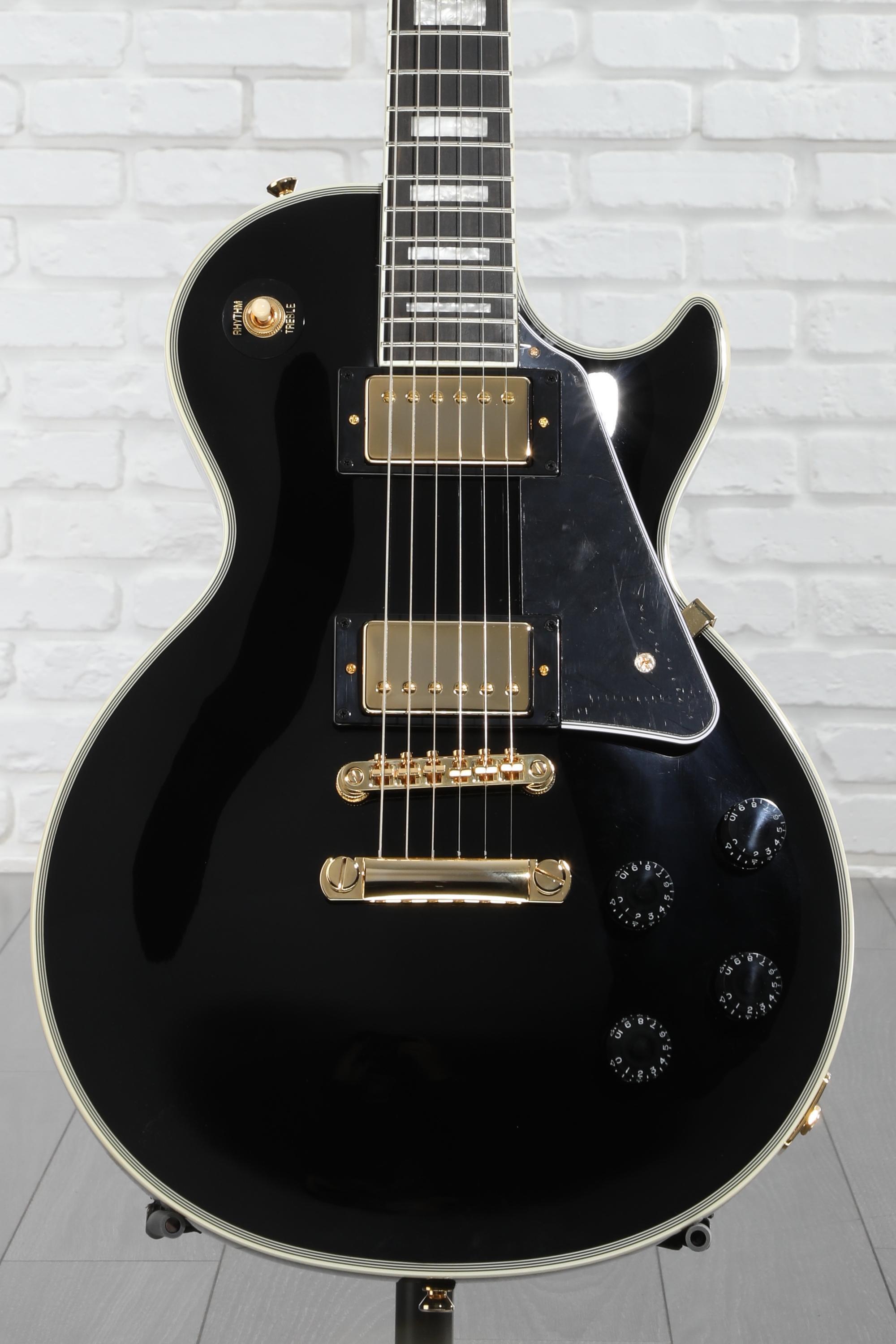 Epiphone Les Paul Custom Electric Guitar - Ebony | Sweetwater
