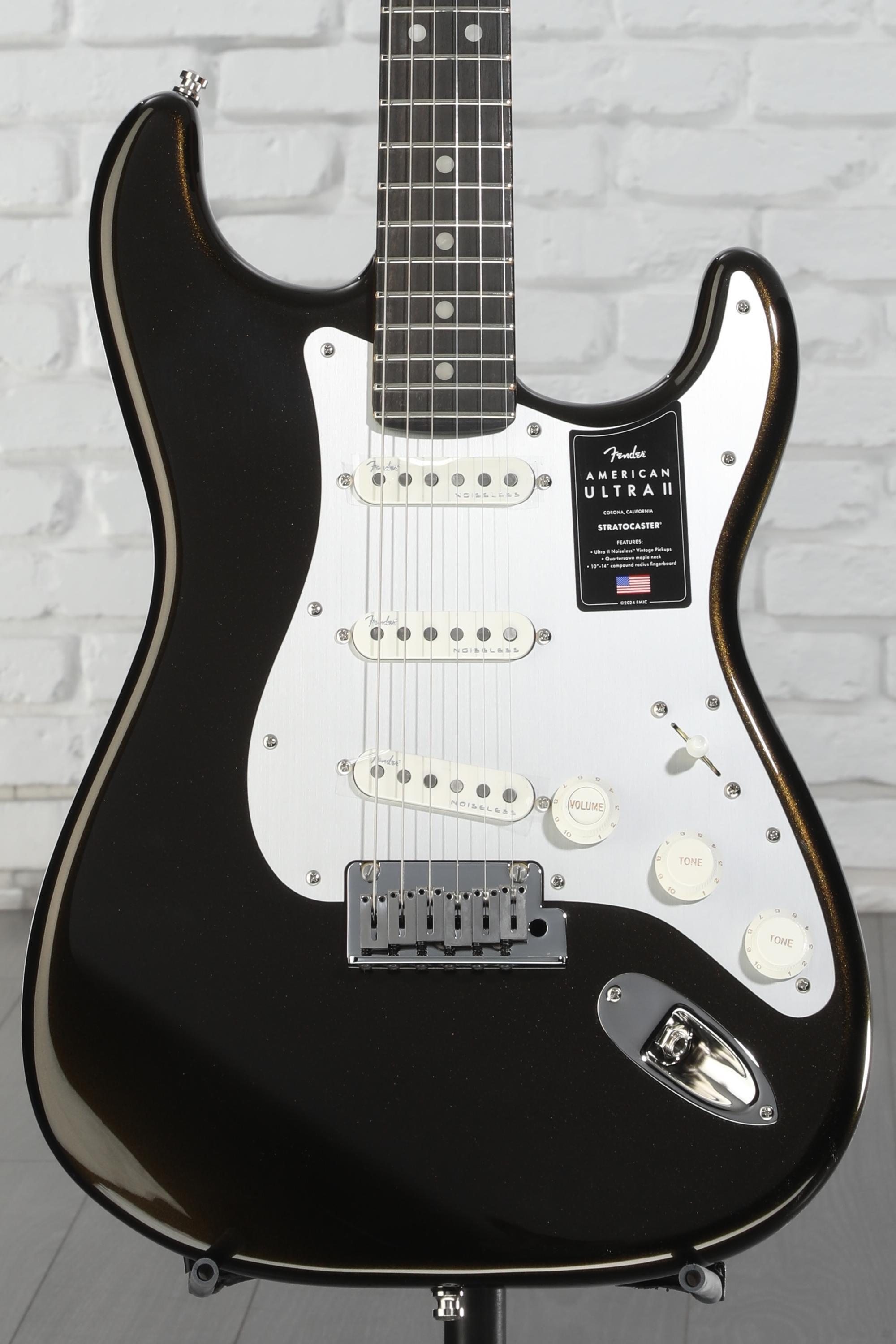 Fender American Ultra II Stratocaster Electric Guitar - Texas Tea