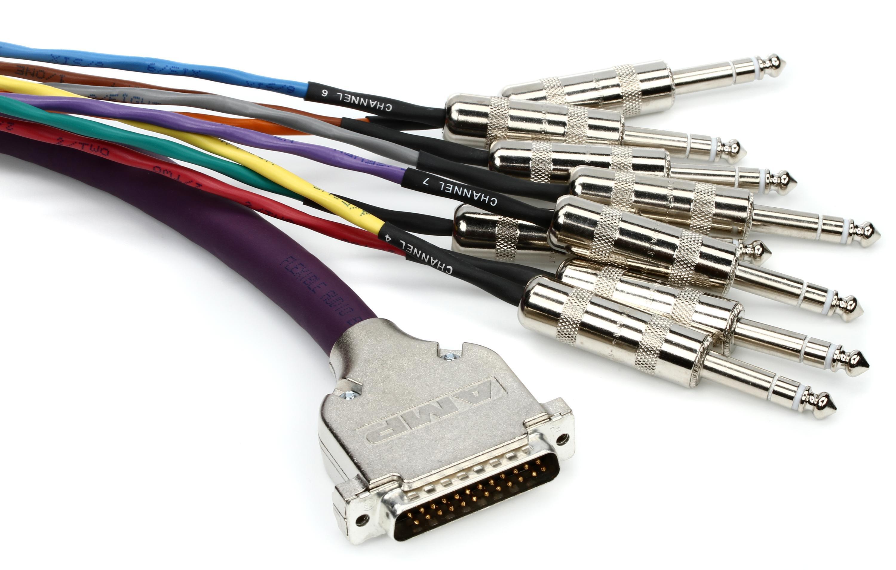 Photo of Switchcraft DB25M10TRS StudioPatch Series Breakout Cable - 10'