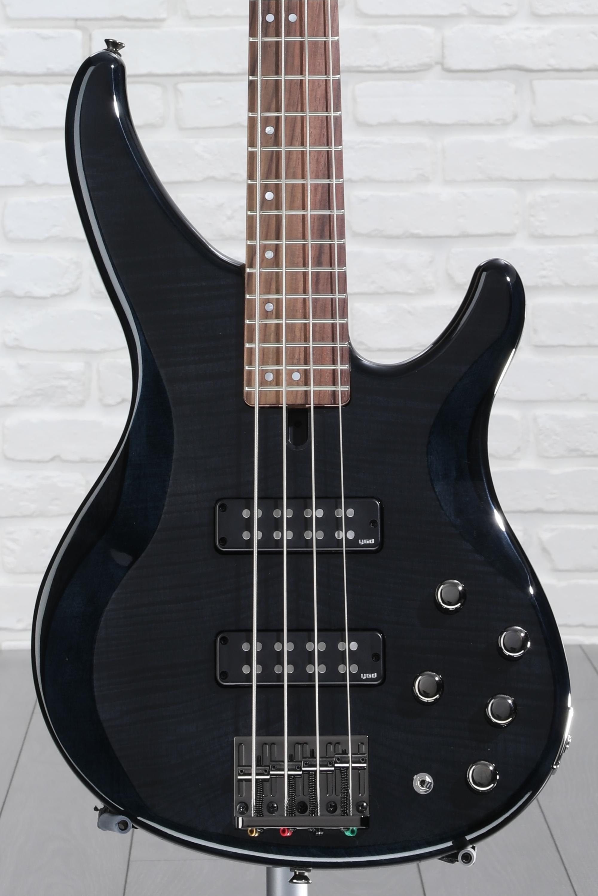 Yamaha TRBX604FM Bass Guitar - Trans Black | Sweetwater