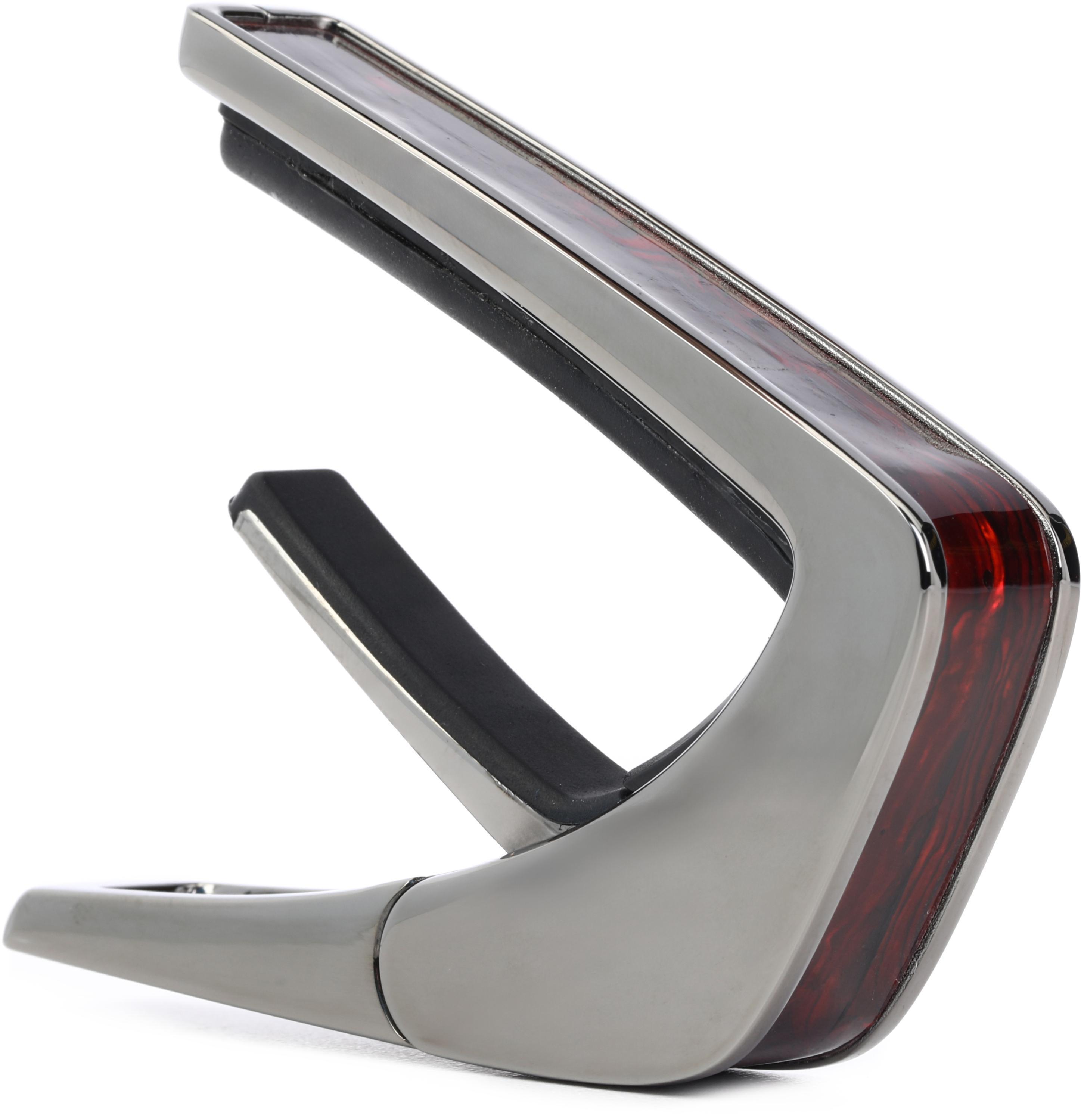 Photo of Thalia Shell Collection Capo - Black Chrome with Crimson Paua