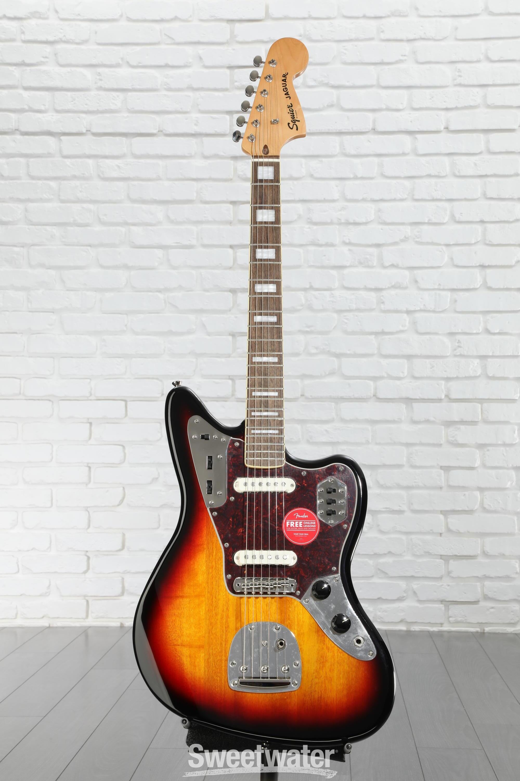 ギター SQUIER Classic Vibe '70s Jaguar Amazon.com: Squier Classic Vibe 70s Jaguar Electric Guitar, with 2