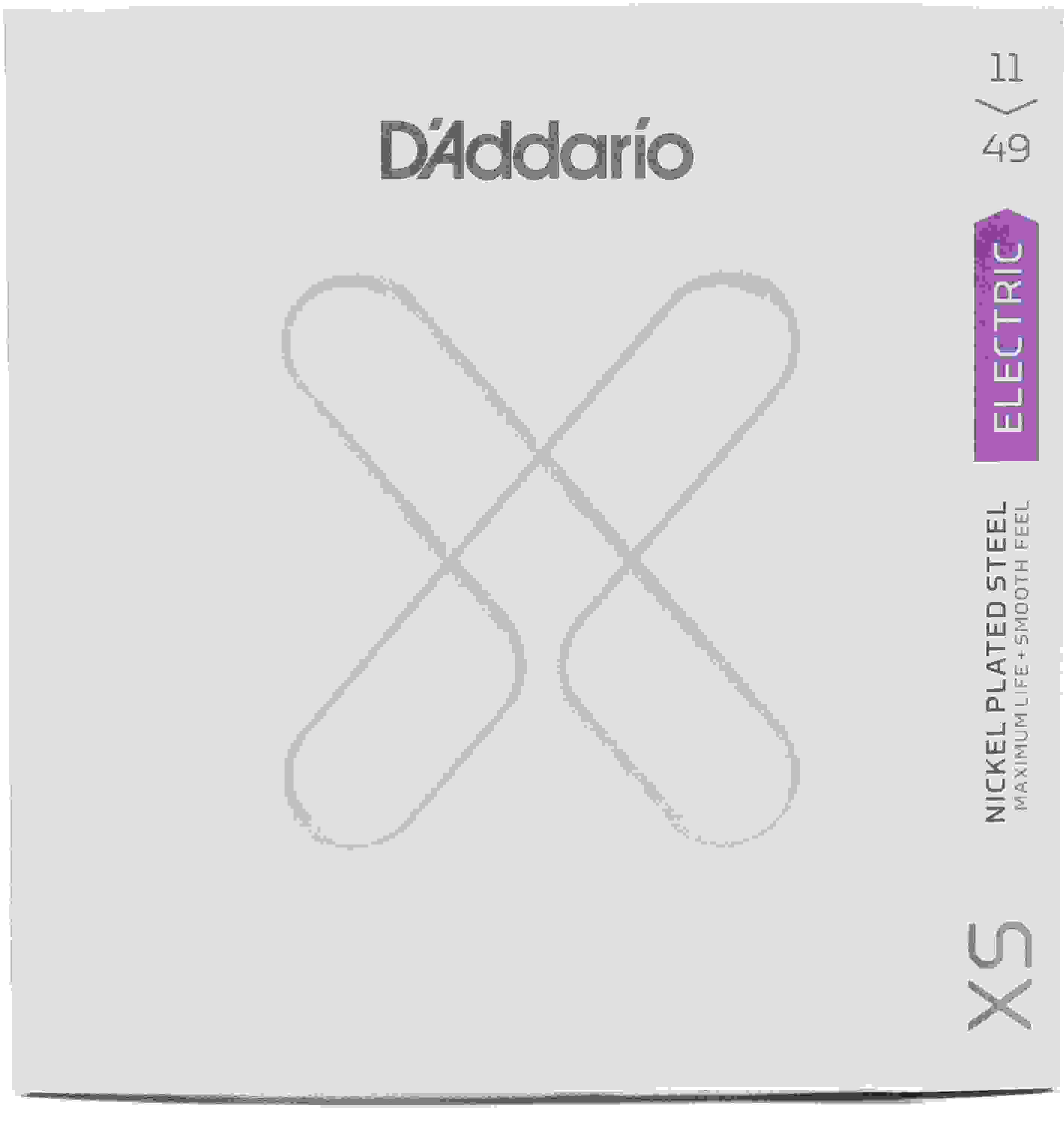 D'Addario XSE1149 XS Nickel-plated Steel Coated Electric Guitar Strings - .011-.049 Medium
