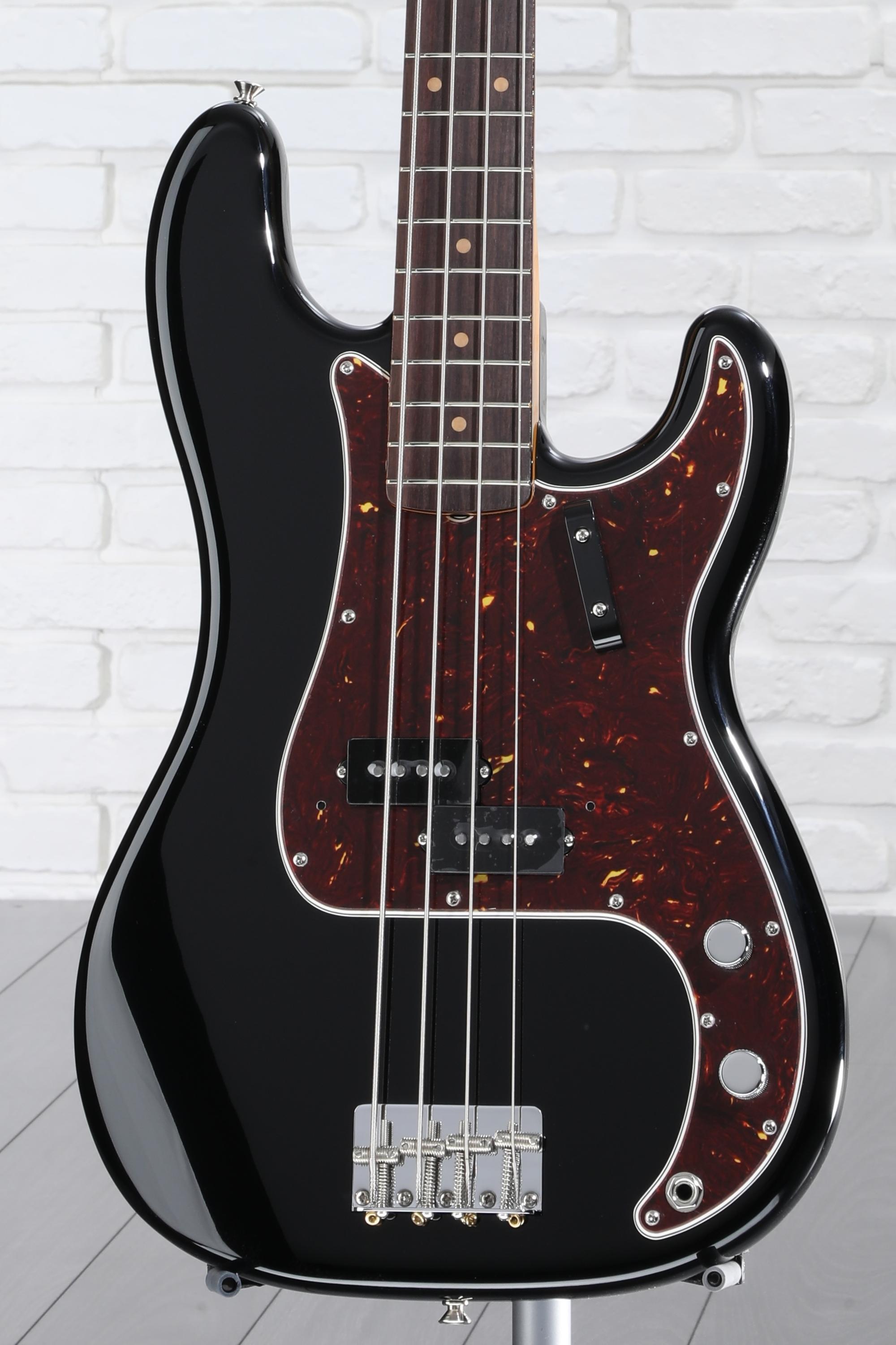 Fender American Vintage II 1960 Precision Bass - Black | Sweetwater