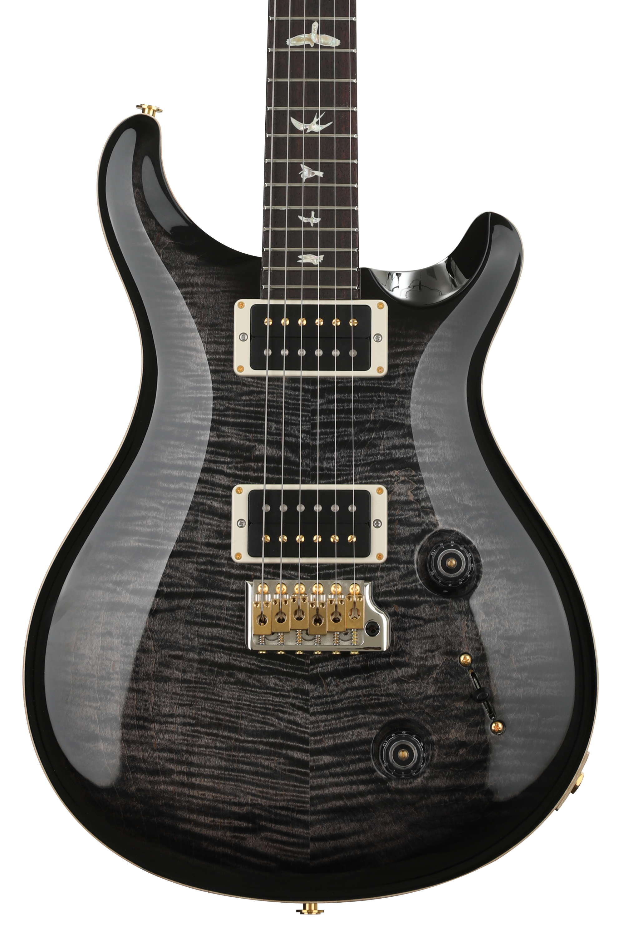 PRS Custom 22 Electric Guitar - Charcoal Burst 10-Top | Sweetwater