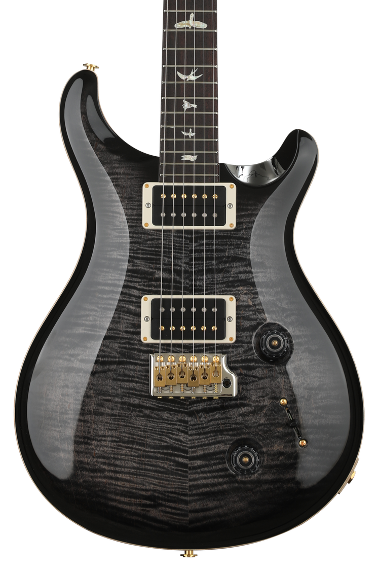PRS Custom 22 Electric Guitar - Charcoal Burst 10-Top | Sweetwater