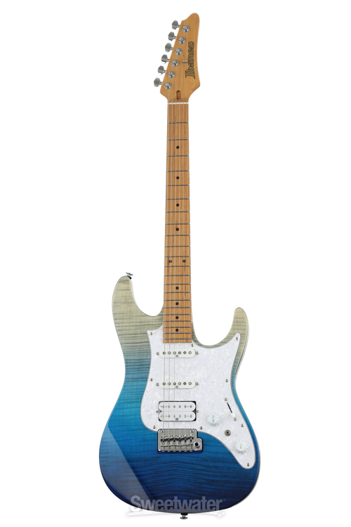 Ibanez Premium AZ224F - Blue Iceberg Gradation | Sweetwater Ibanez Premium AZ224F - Blue Iceberg Gradation | Sweetwater
