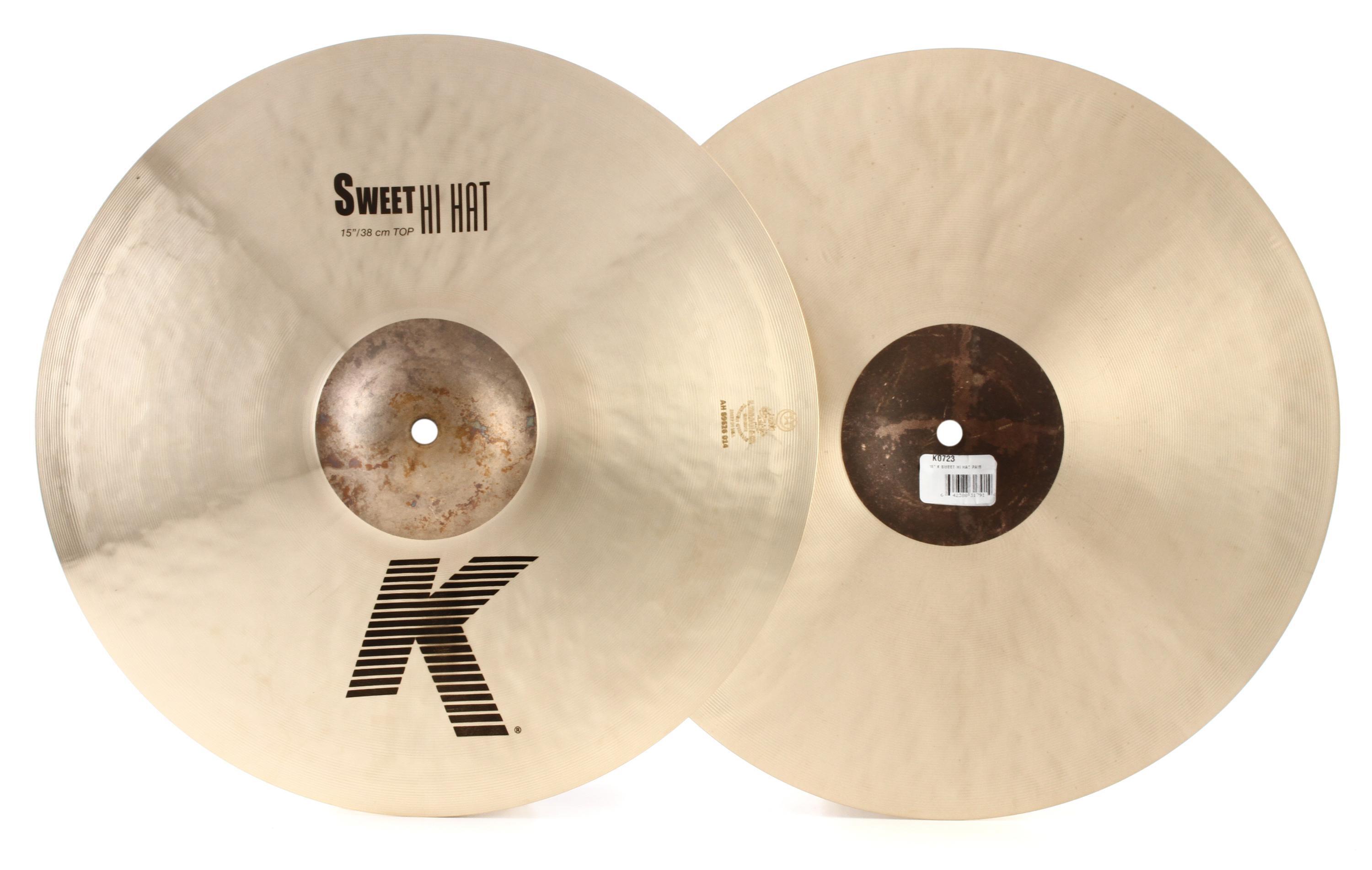 Zildjian 15 inch K Zildjian Sweet Hi-hat Cymbals | Sweetwater