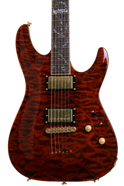 Schecter C-1 Classic - Antique Amber | Sweetwater Schecter C-1 Classic - Antique Amber | Sweetwater