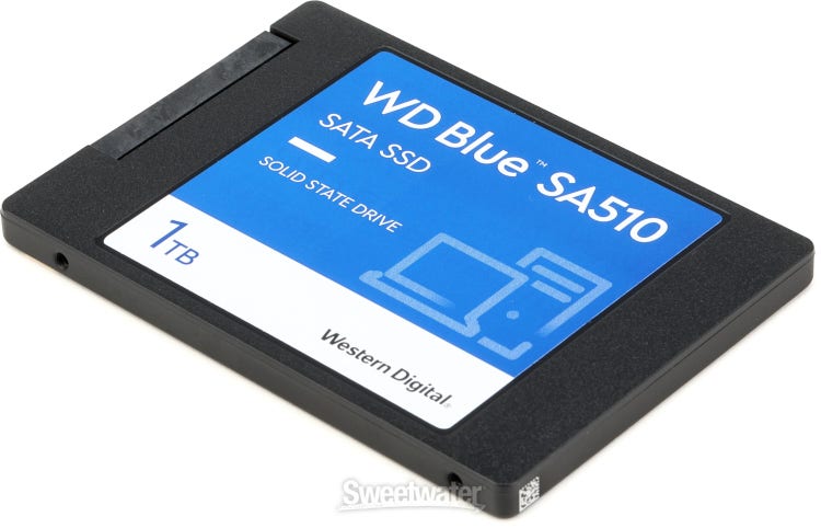 Disque SSD SATA WD Blue 3D NAND WDS400T2B0A - SSD - 4 To - interne - 2.5 -  SATA 6Gb/s