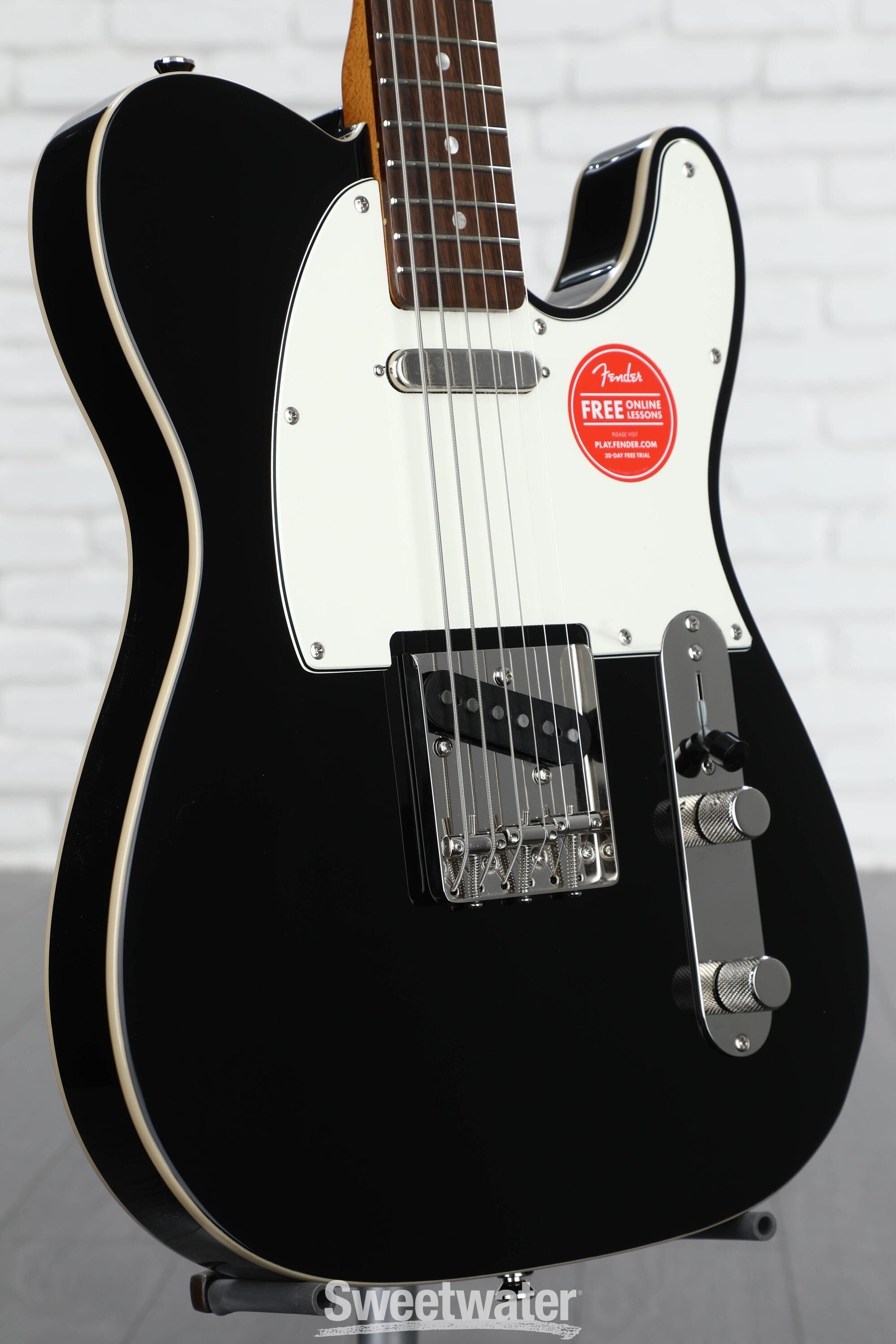 Squier Classic Vibe Baritone Custom Telecaster - Black | Sweetwater