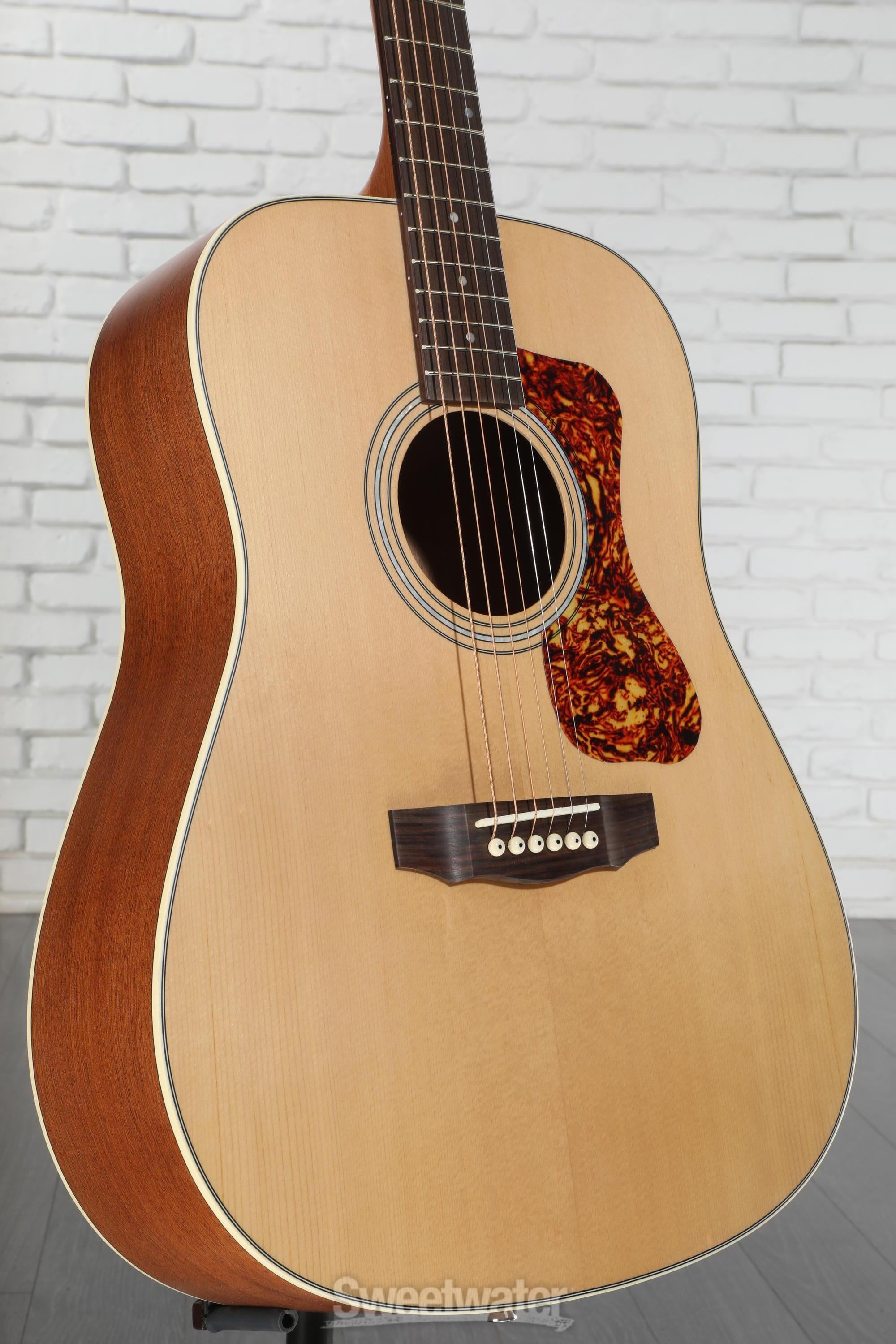 Guild D-240E Acoustic-Electric Guitar - Natural Reviews | Sweetwater