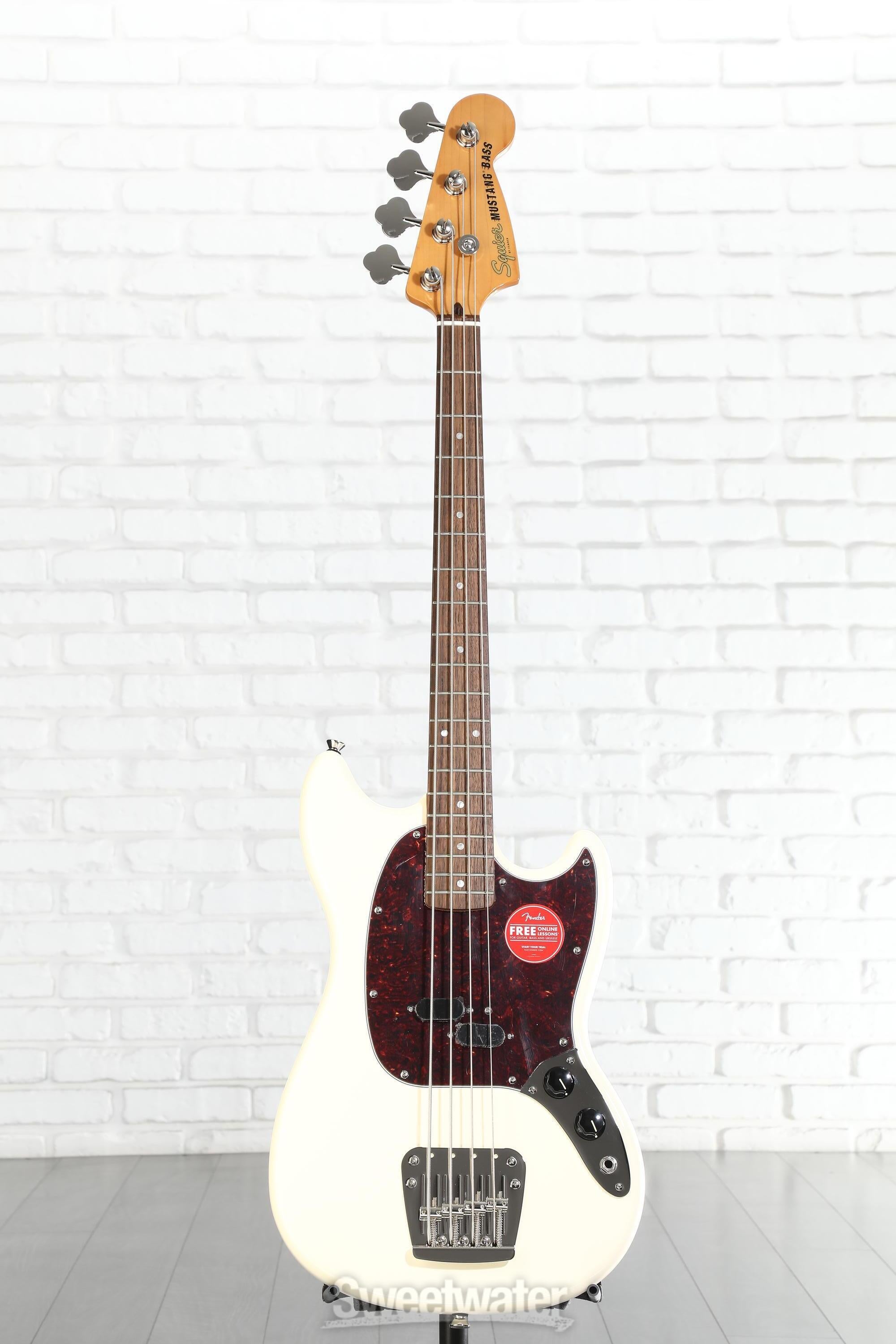 Squier Classic Vibe '60s Mustang Bass - Olympic White | Sweetwater