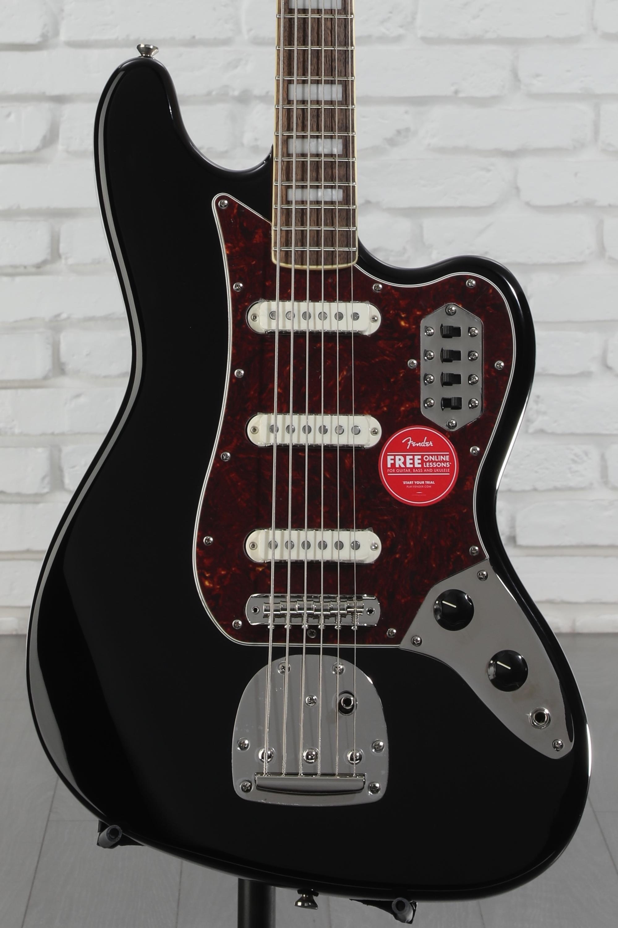 Squier Classic Vibe Bass VI Guitar - Black Reviews | Sweetwater