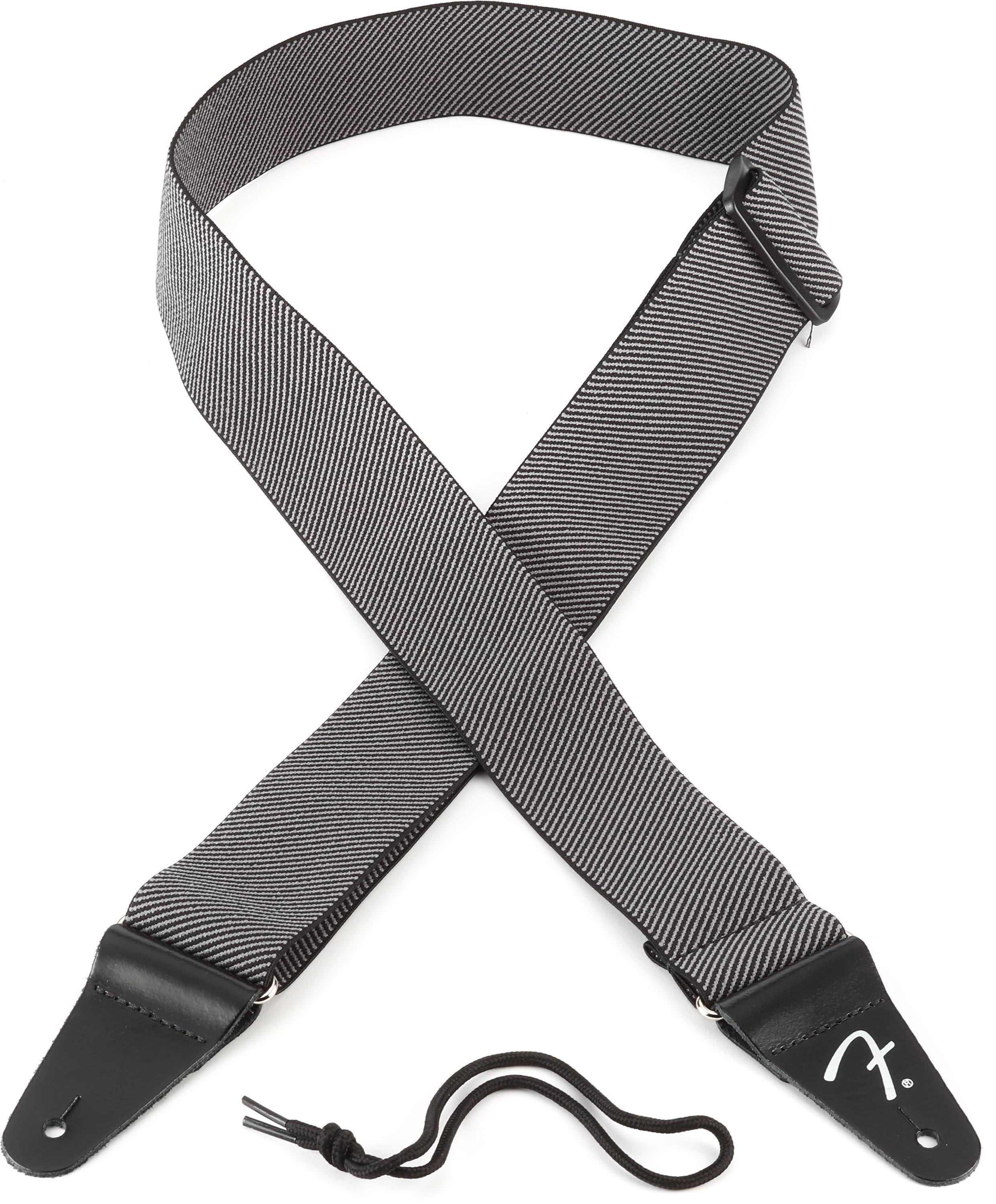 Photo of Fender WeighLess Tweed Strap - Grey Tweed