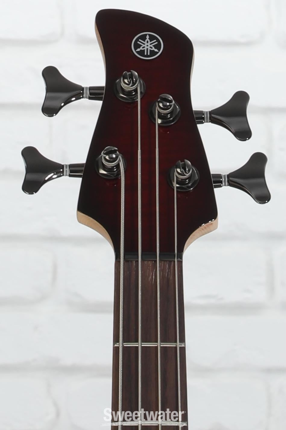 ベース YAMAHA TRBX604 FM (DRB) Yamaha TRBX604FM 4-string Bass Guitar - Dark Red Burst