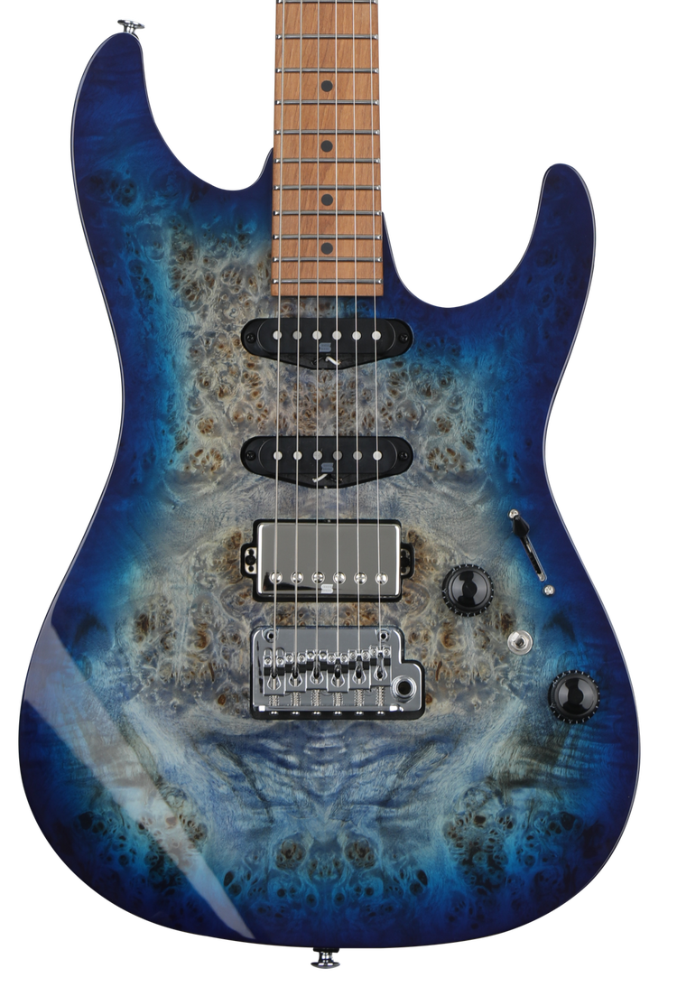 Ibanez Premium AZ226PB Electric Guitar - Cerulean Blue Burst