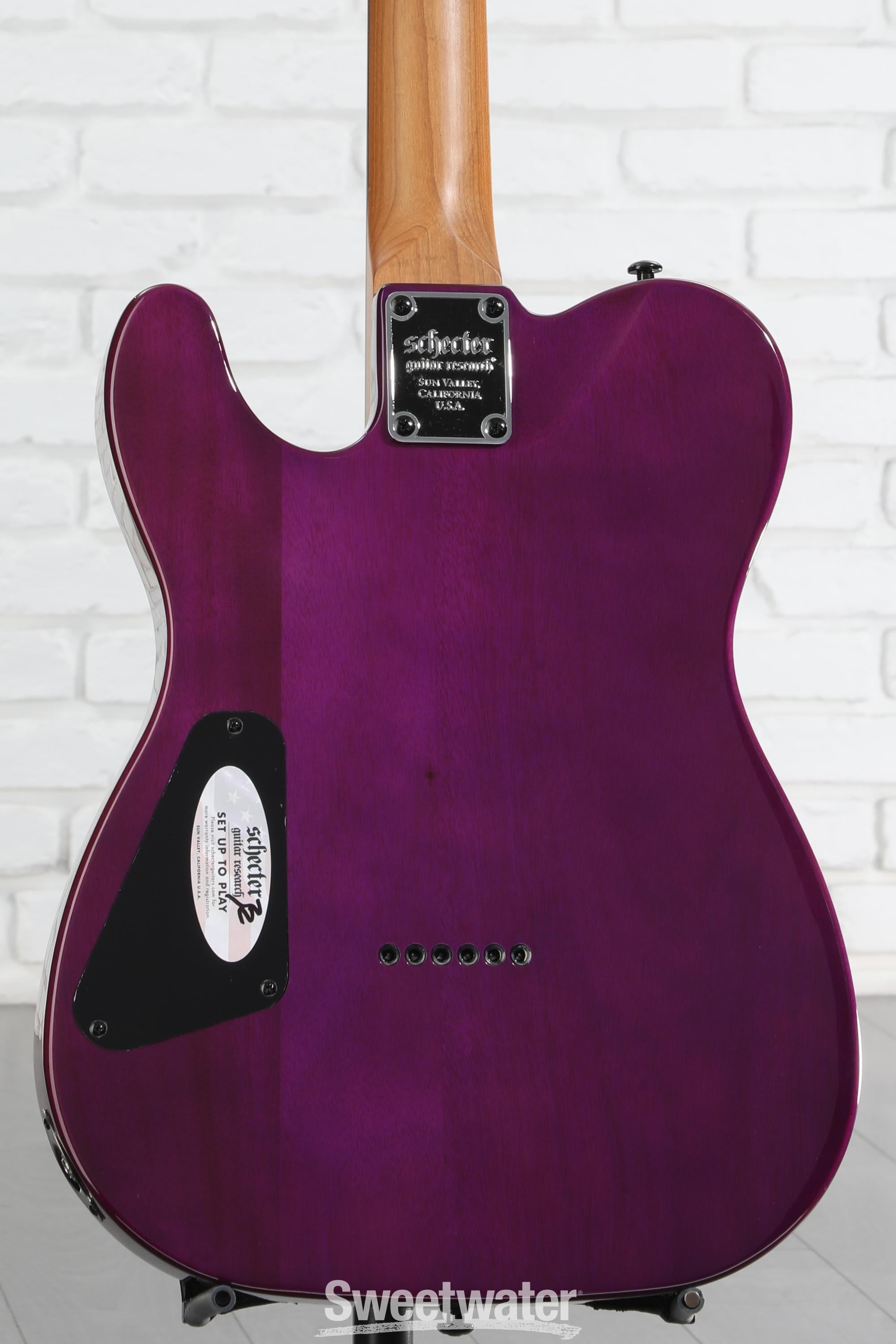 Schecter PT Standard Electric Guitar - Purple Burst Burl