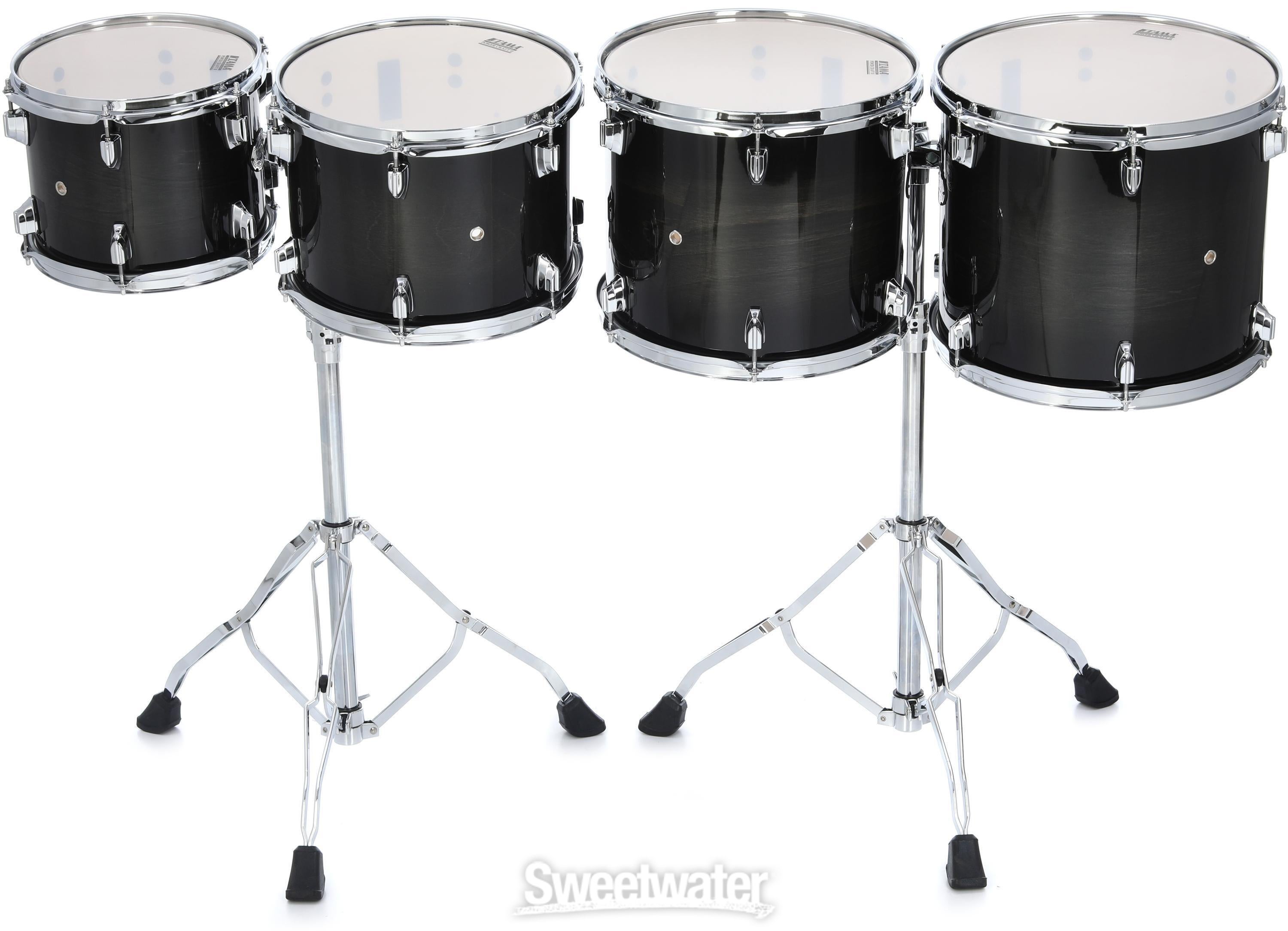 Tama Mid-pitched Double-headed Concert Tom Set with Stands