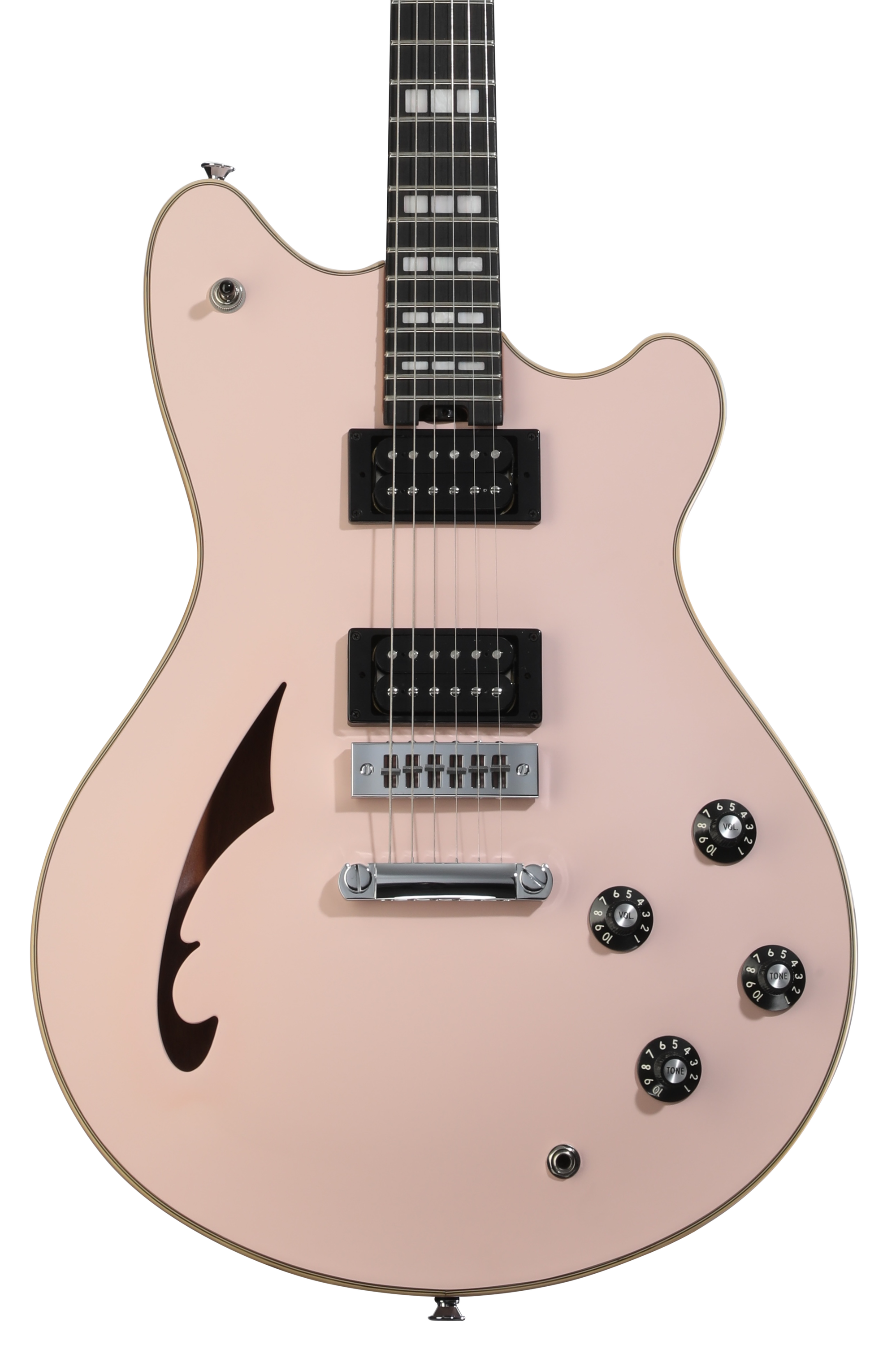 ギター AES106 Stella Floating Dream EVH SA-126 Special Semi-hollowbody Electric Guitar - Satin Shell
