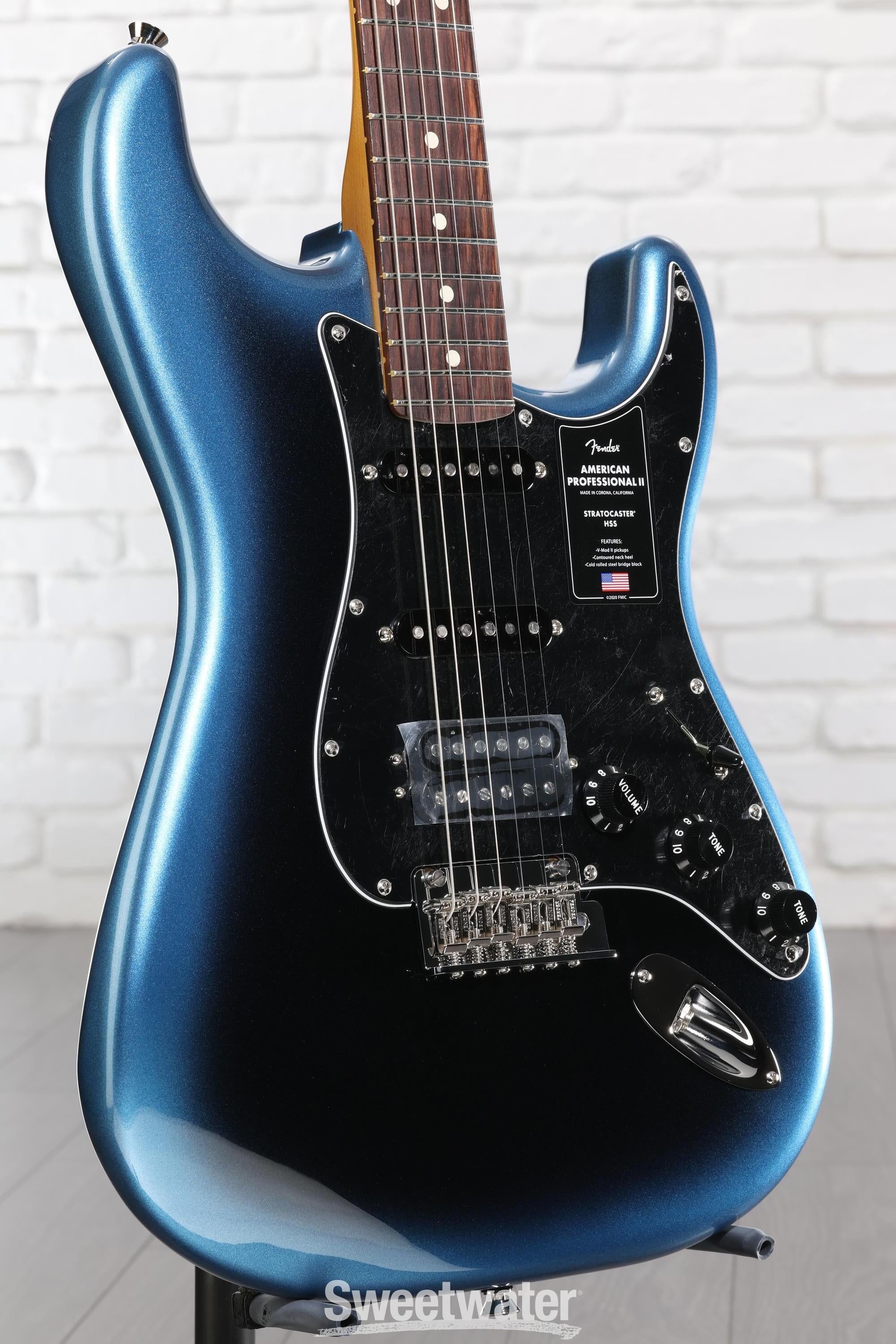 Photo of Fender American Professional II Stratocaster HSS Dark Night with Rosewood Fingerboard