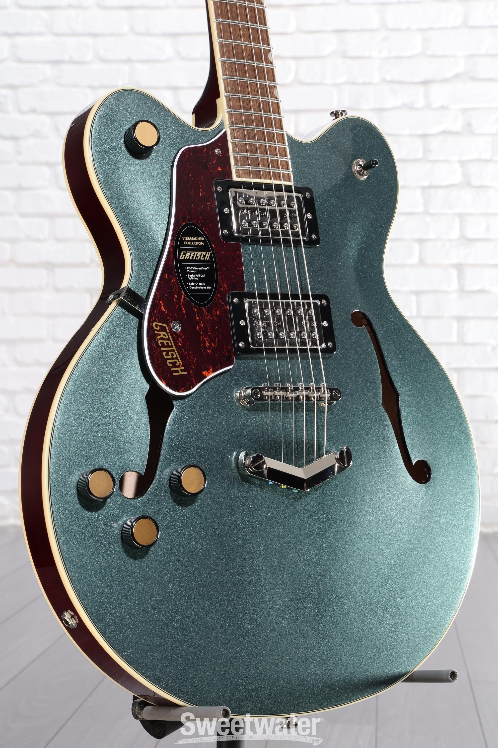 Photo of Gretsch G2622LH Streamliner Center Block Double-Cut Left-handed Electric Guitar - Gunmetal