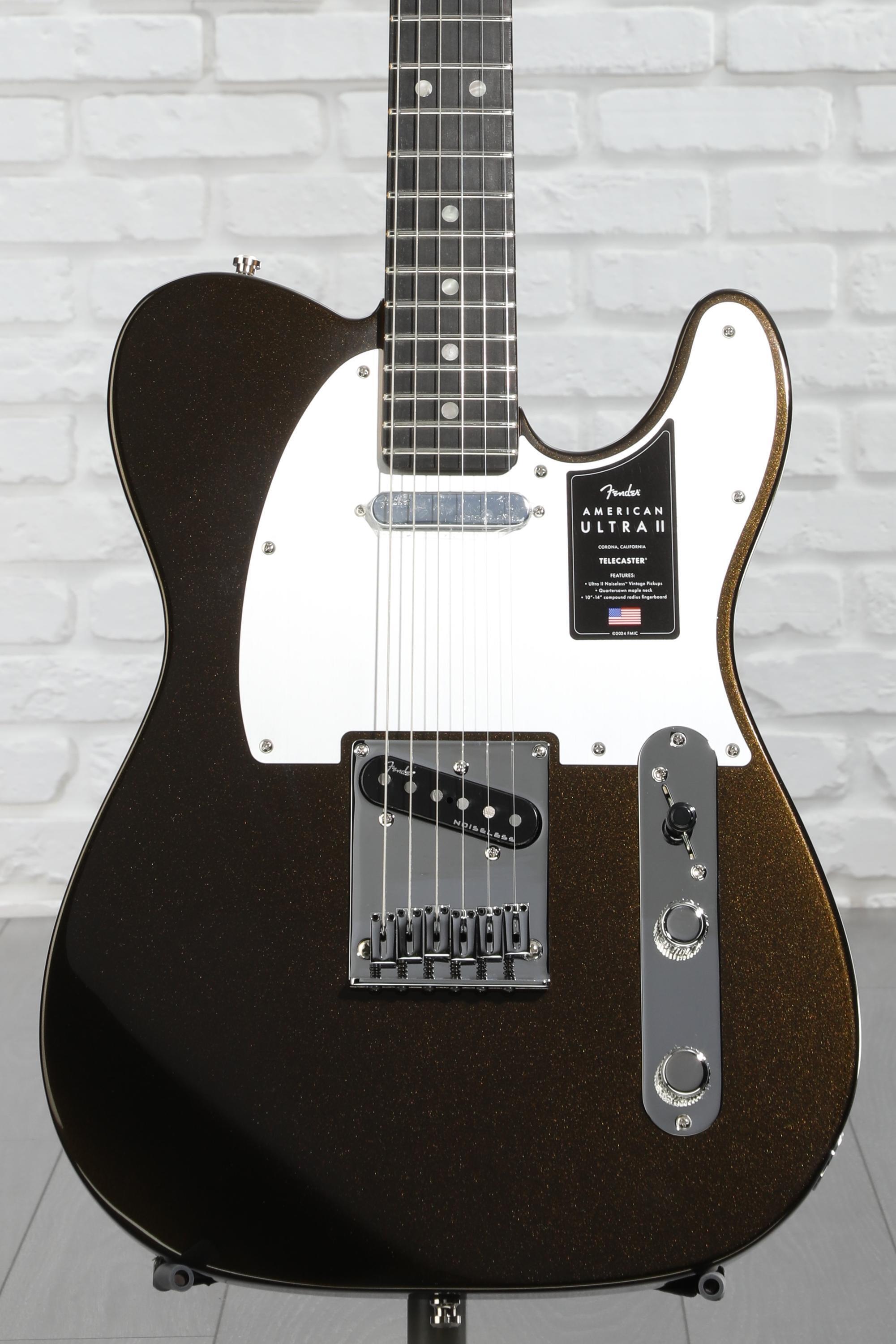 Fender American Ultra II Telecaster Electric Guitar - Texas Tea