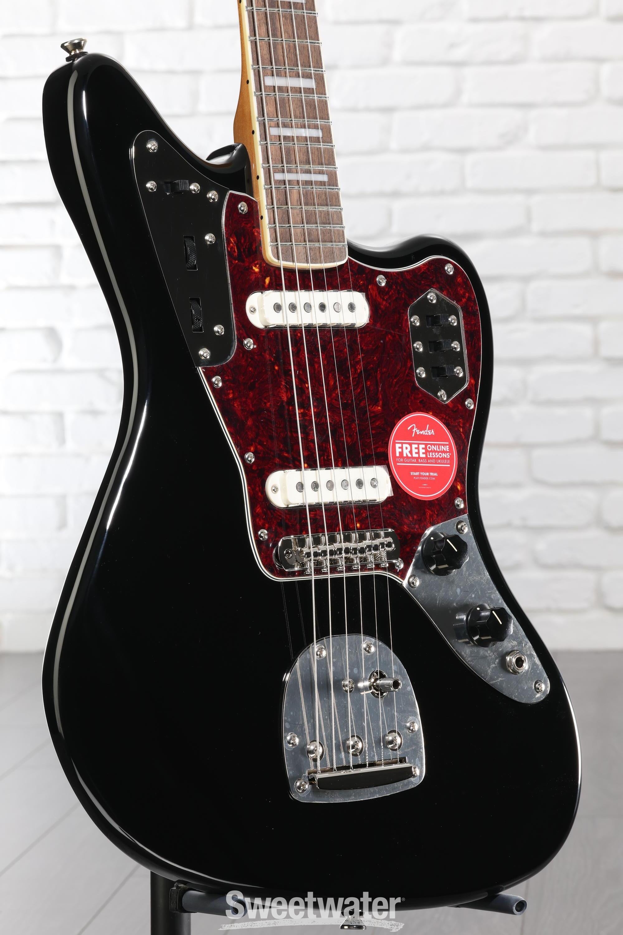 Squier Classic Vibe '70s Jaguar - Black | Sweetwater