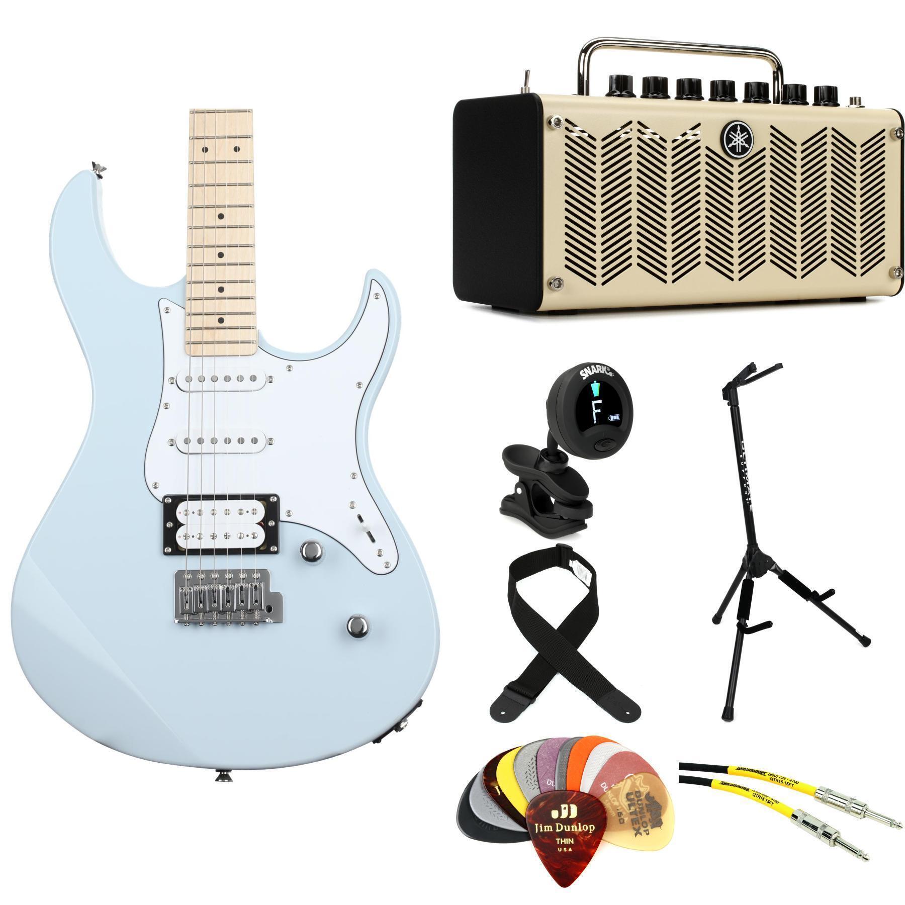 Yamaha PAC112VM Pacifica and THR5 Amp Bundle - Ice Blue