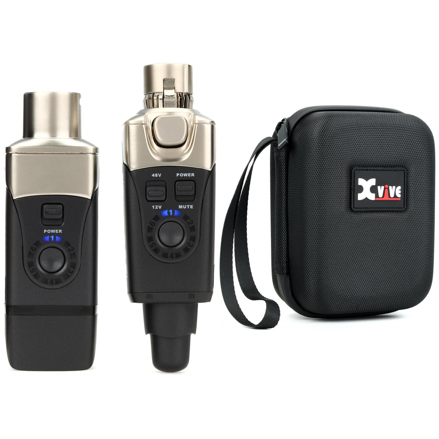 Xvive U3C XLR Plug on Wireless System and Case Bundle Sweetwater