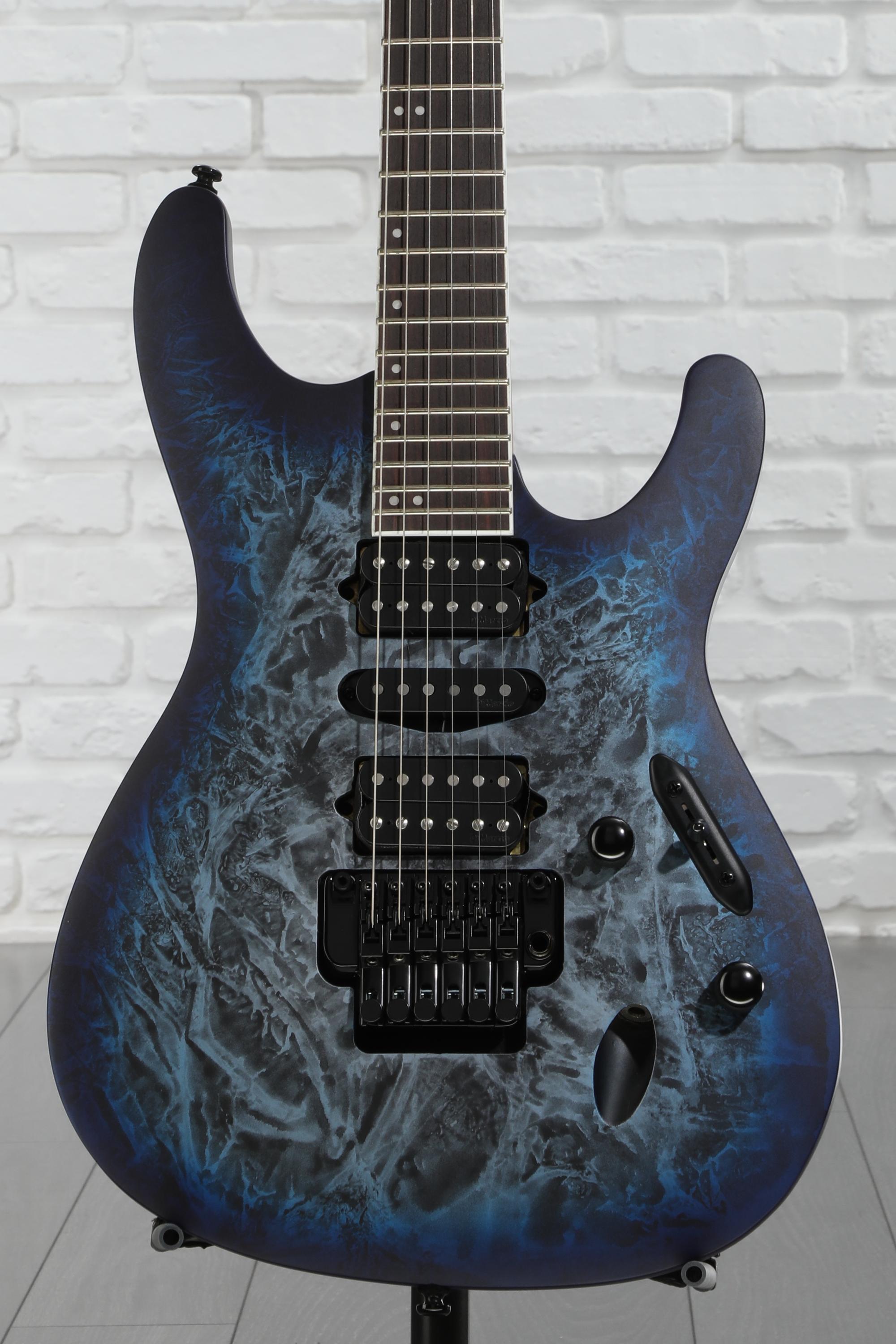 Ibanez S770CZM Solidbody Electric Guitar - Cosmic Blue Frozen
